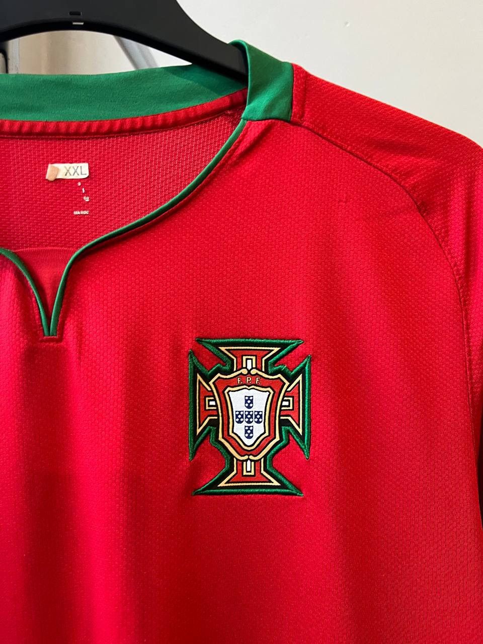 Nike 2008/10 PORTUGAL TEAM HOME SOCCER JERSEY FOOTBALL SHIRT 2XL Size US XXL / EU 58 / 5 - 5 Thumbnail