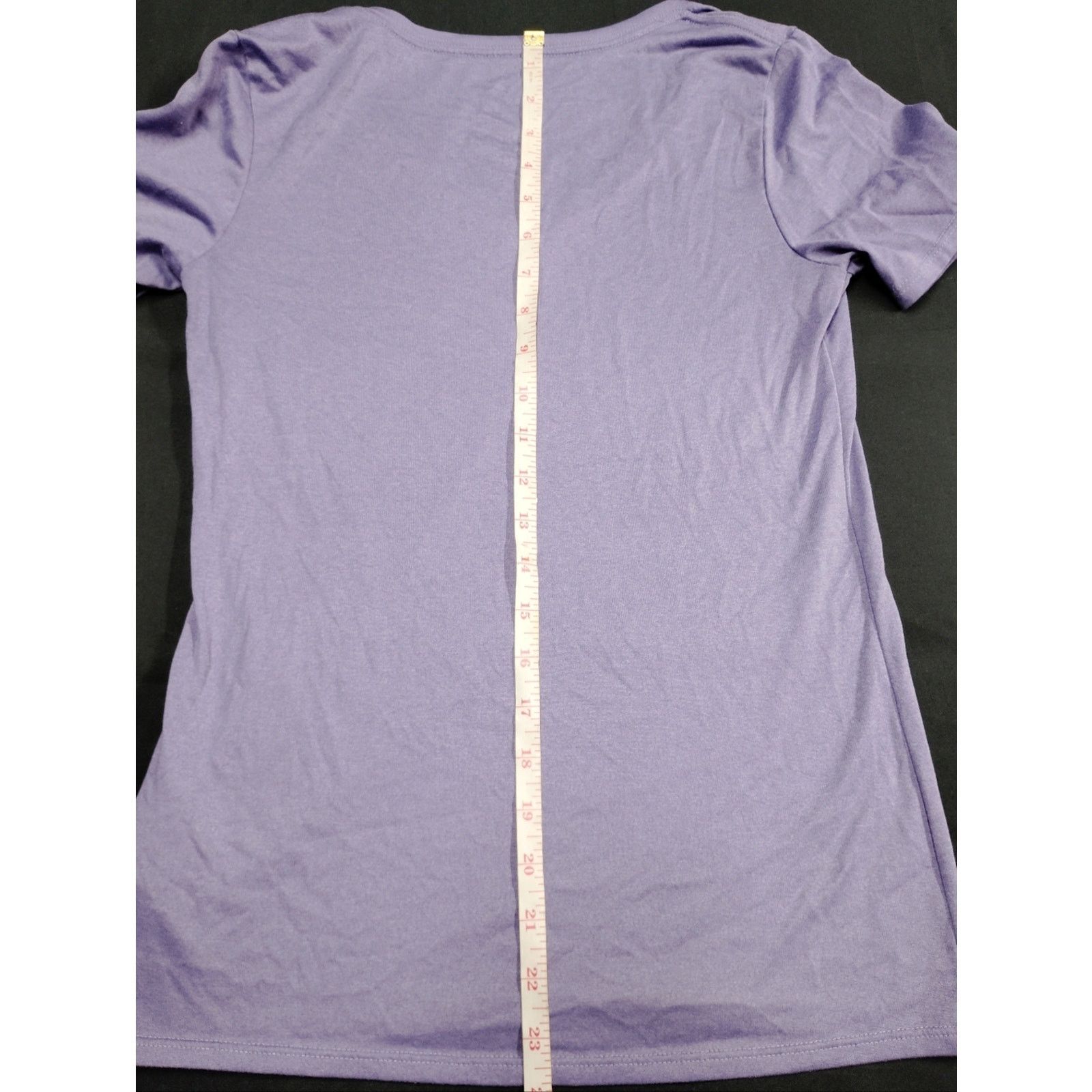 Nike Nike Women's V-Neck Short Sleeve Top - Light Purple Size S / US 4 / IT 40 - 5 Thumbnail