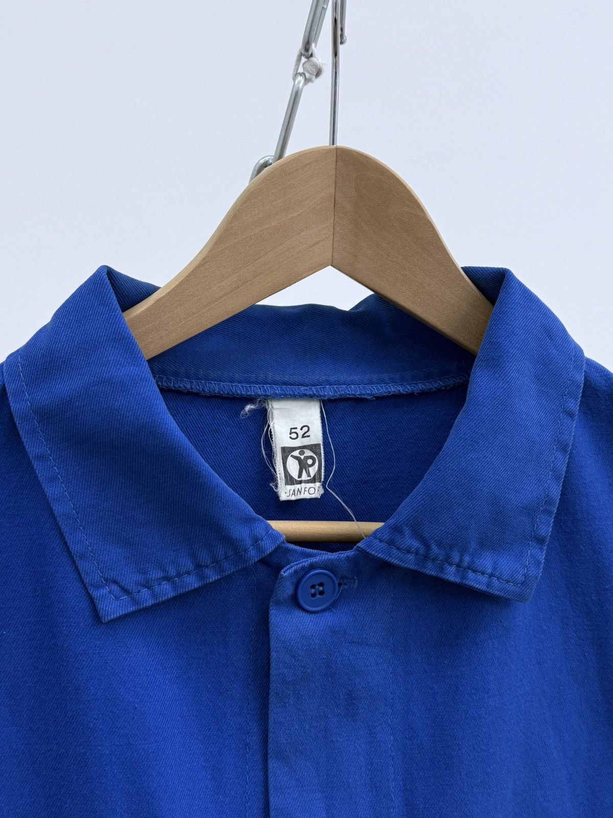 Le Laboureur Vintage 80s French Sanfor Chore Work Jacket Size US L / EU 52-54 / 3 - 3 Thumbnail