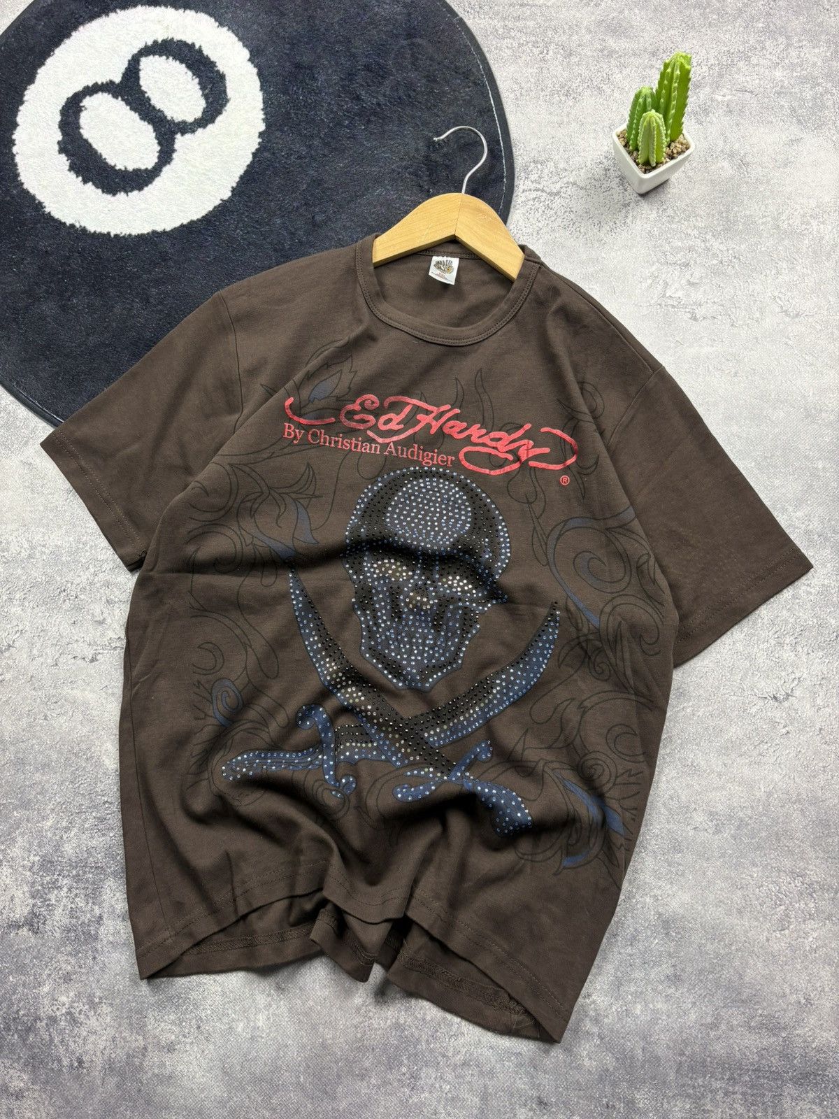 Ed Hardy ED HARDY Vintage Hype Big Logo Tatoo Tshirt Streetwear Y2k Size US XL / EU 56 / 4 - 1 Thumbnail