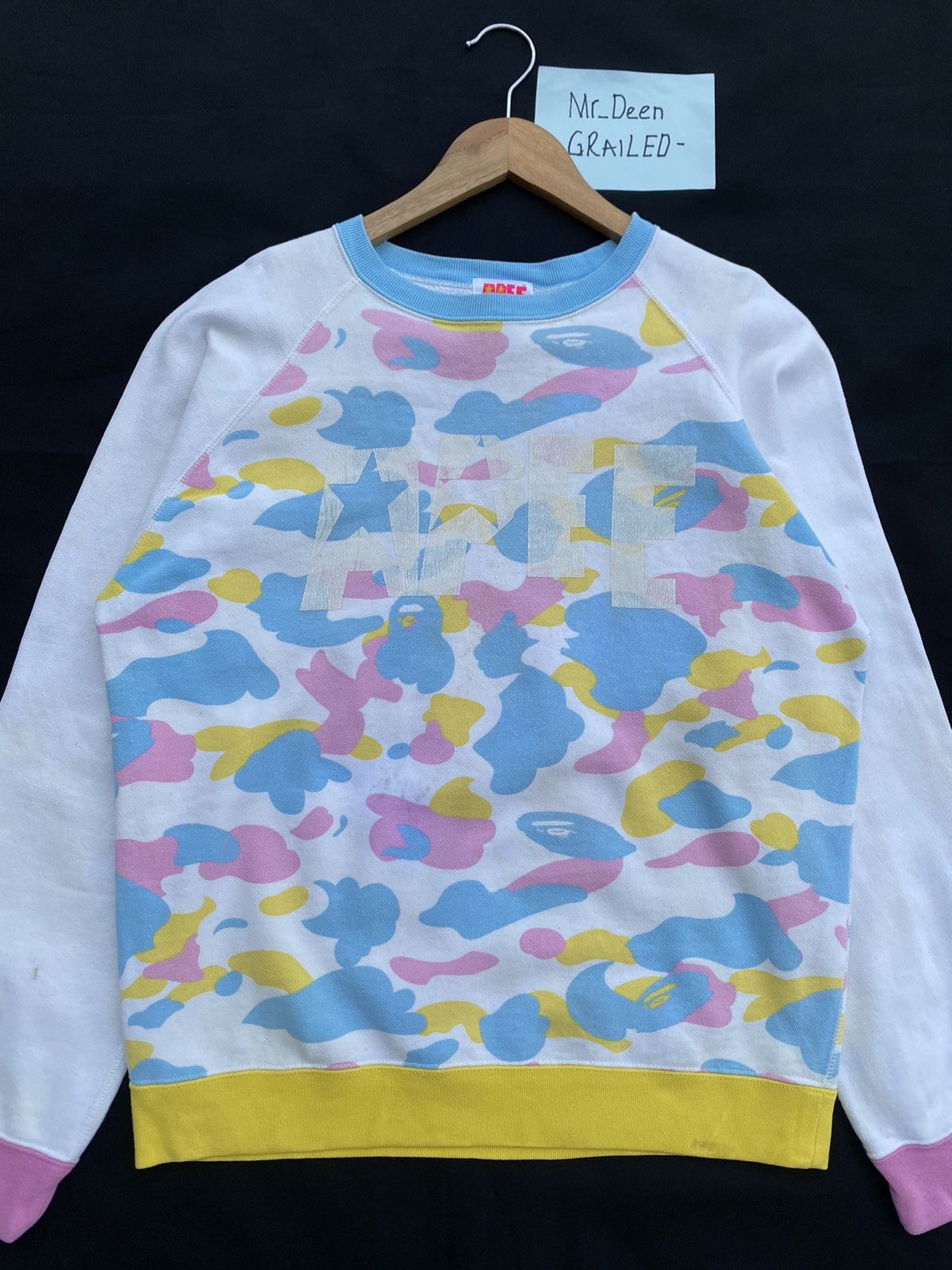 Bape Rare BAPE by Bathing Ape Camo Multicolor Sweater Size S / US 4 / IT 40 - 5 Thumbnail