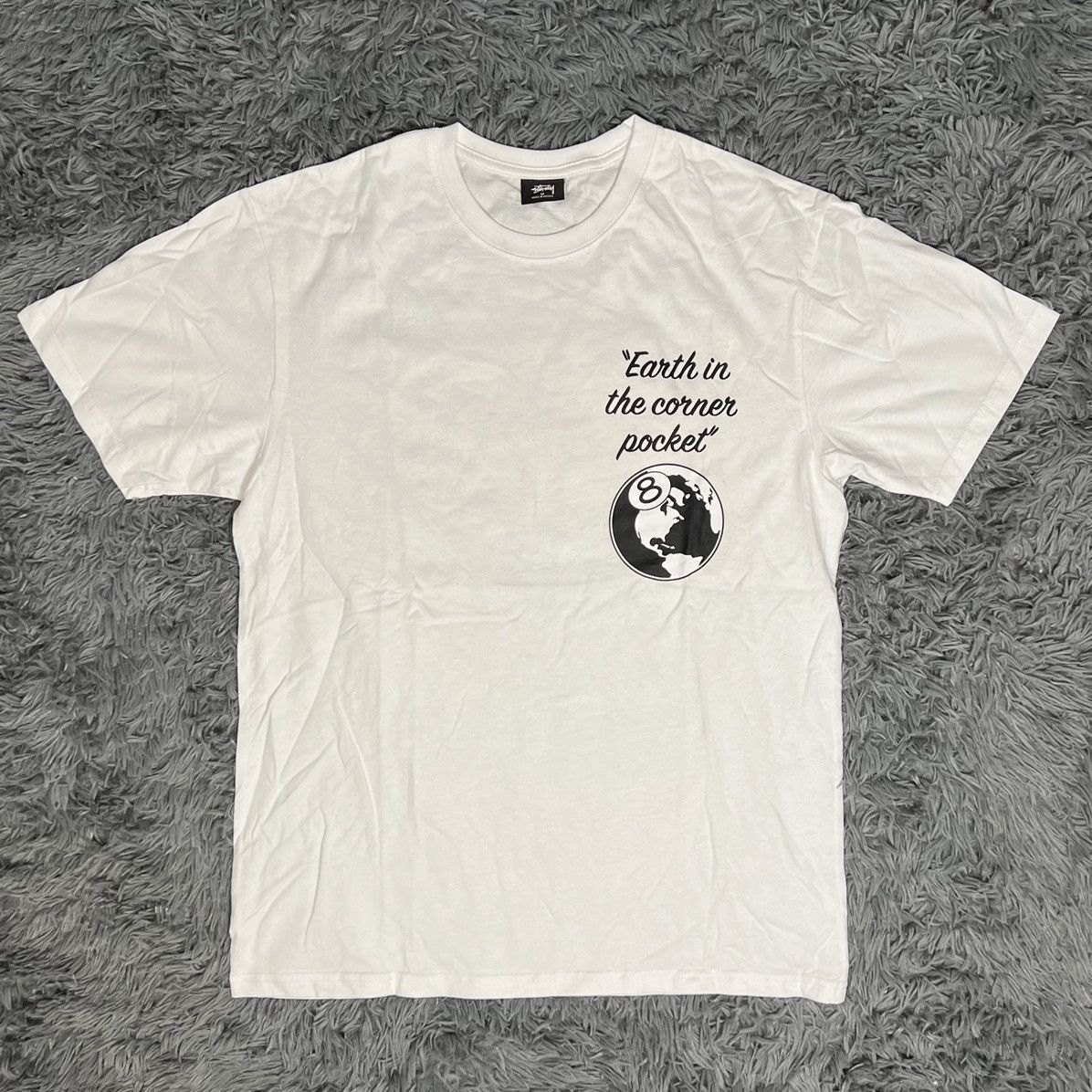 Stussy 40th Anniversary “Earth In the Corner Pocket” T-Shirt