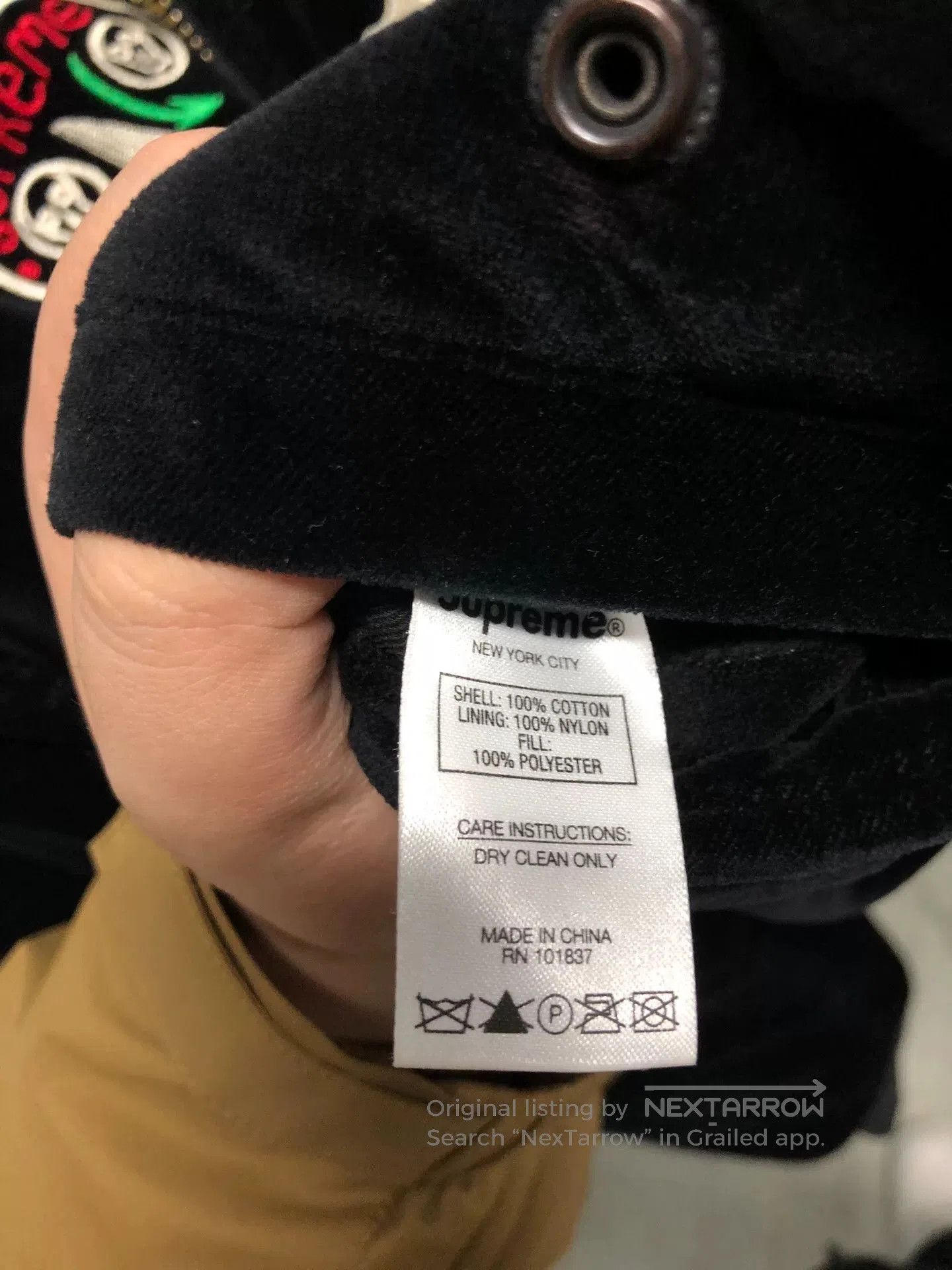 Supreme Supreme Skull Embroidered Long Sleeve Shirt. Size US L / EU 52-54 / 3 - 5 Thumbnail