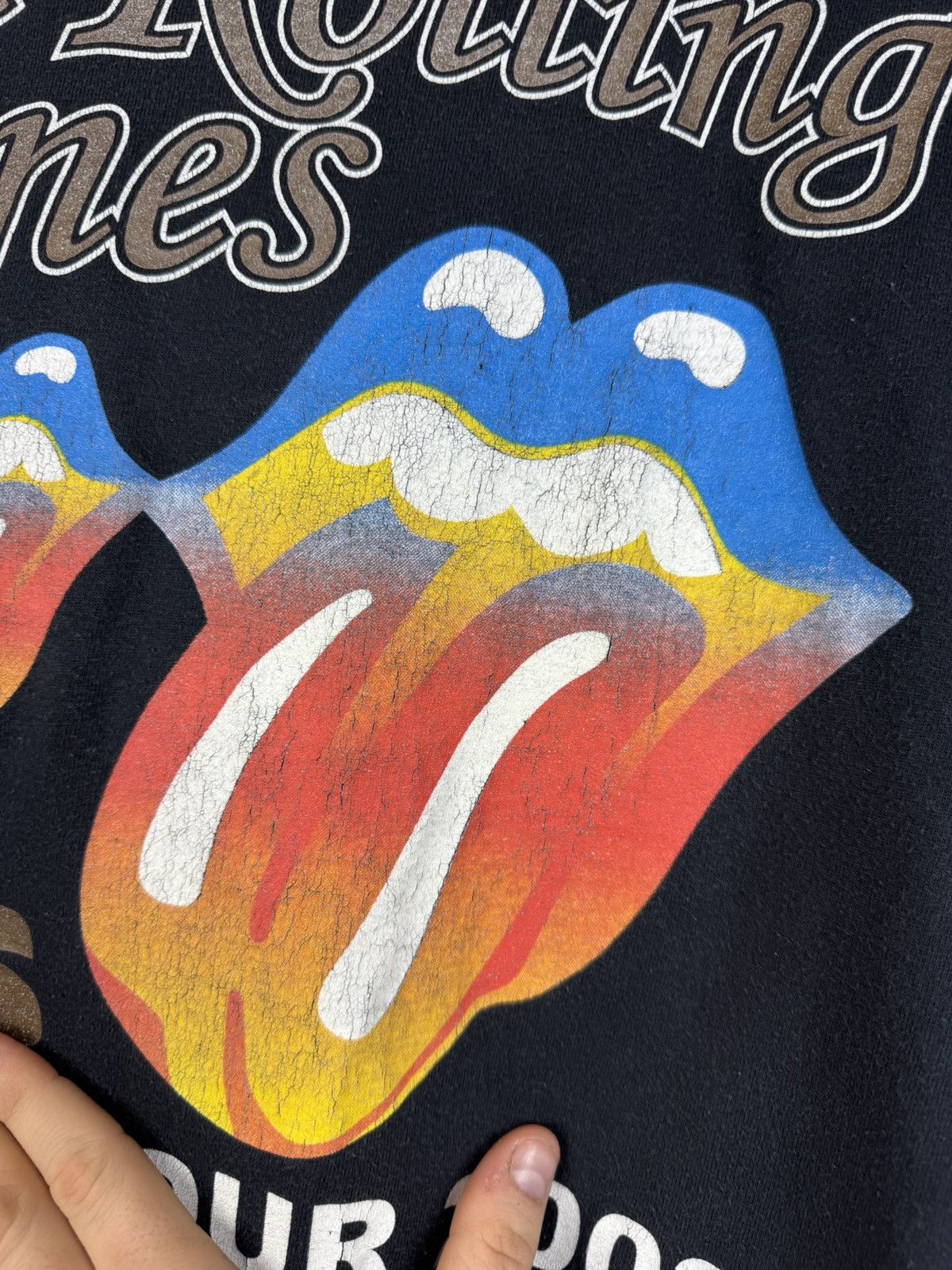 Band Tees Vintage The Rolling Stones Licks World Tour 2003 T-shirt Size US L / EU 52-54 / 3 - 11 Thumbnail