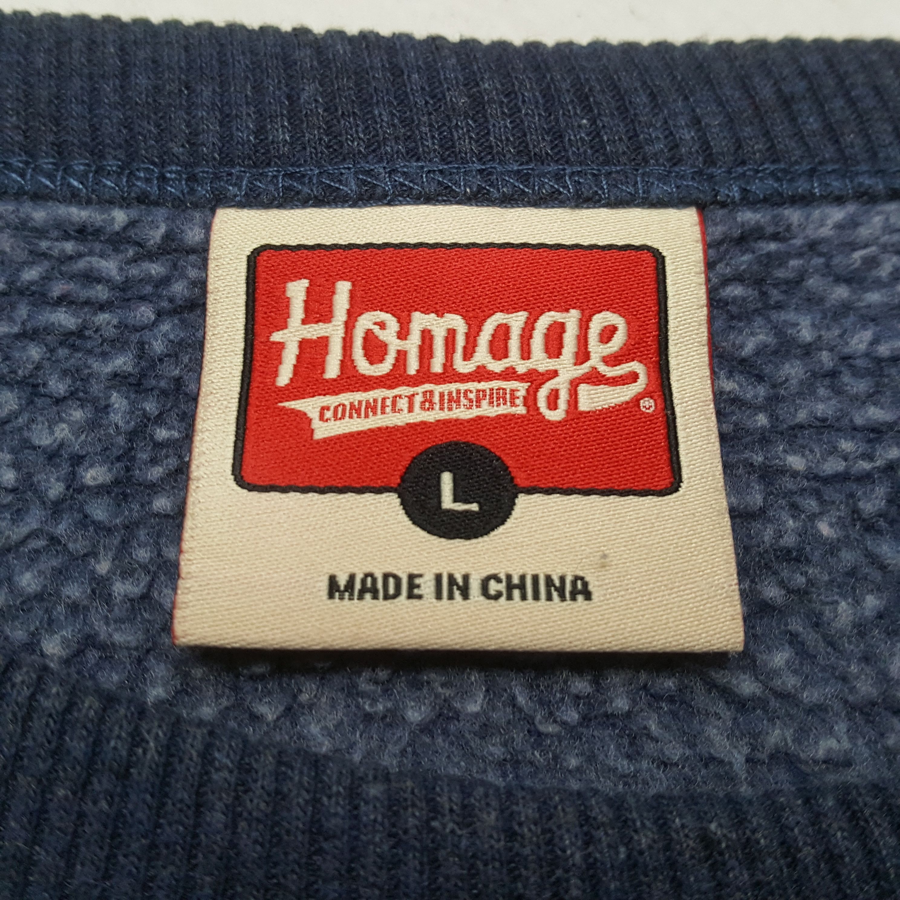 Homage × Vintage Vintage XAVIER HOMAGE Japan Streetwear Sweatshirt C290N5 Size US L / EU 52-54 / 3 - 4 Thumbnail