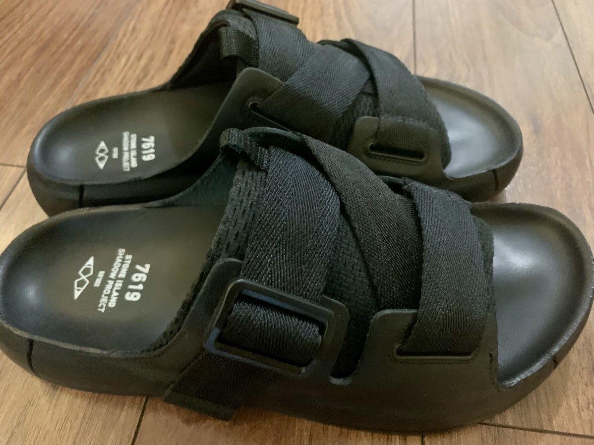 Stone Island Shadow Project Slide-On Sandal 7619 S022S Size US 9 / EU 42 - 2 Thumbnail