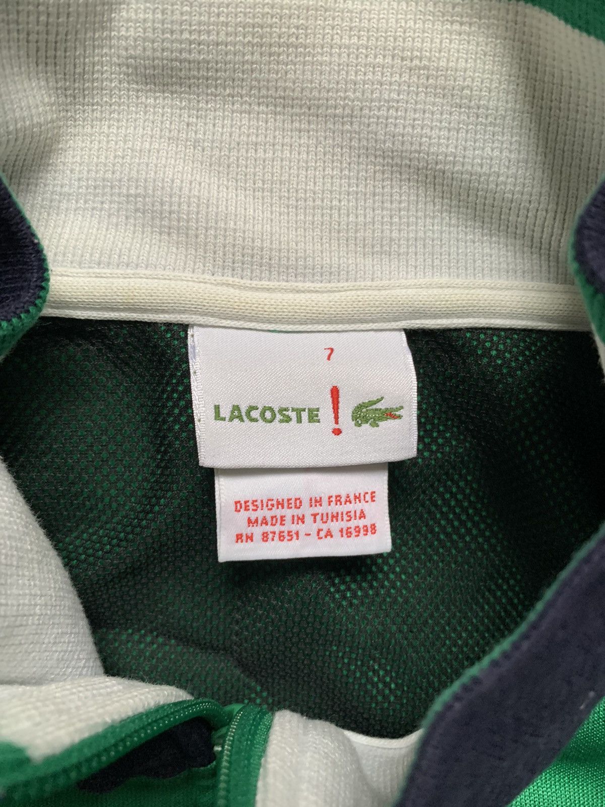 Lacoste × Vintage Vintage Lacoste Track Jacket Y2K Zip Sweatshirt Drill USA Size US M / EU 48-50 / 2 - 4 Thumbnail
