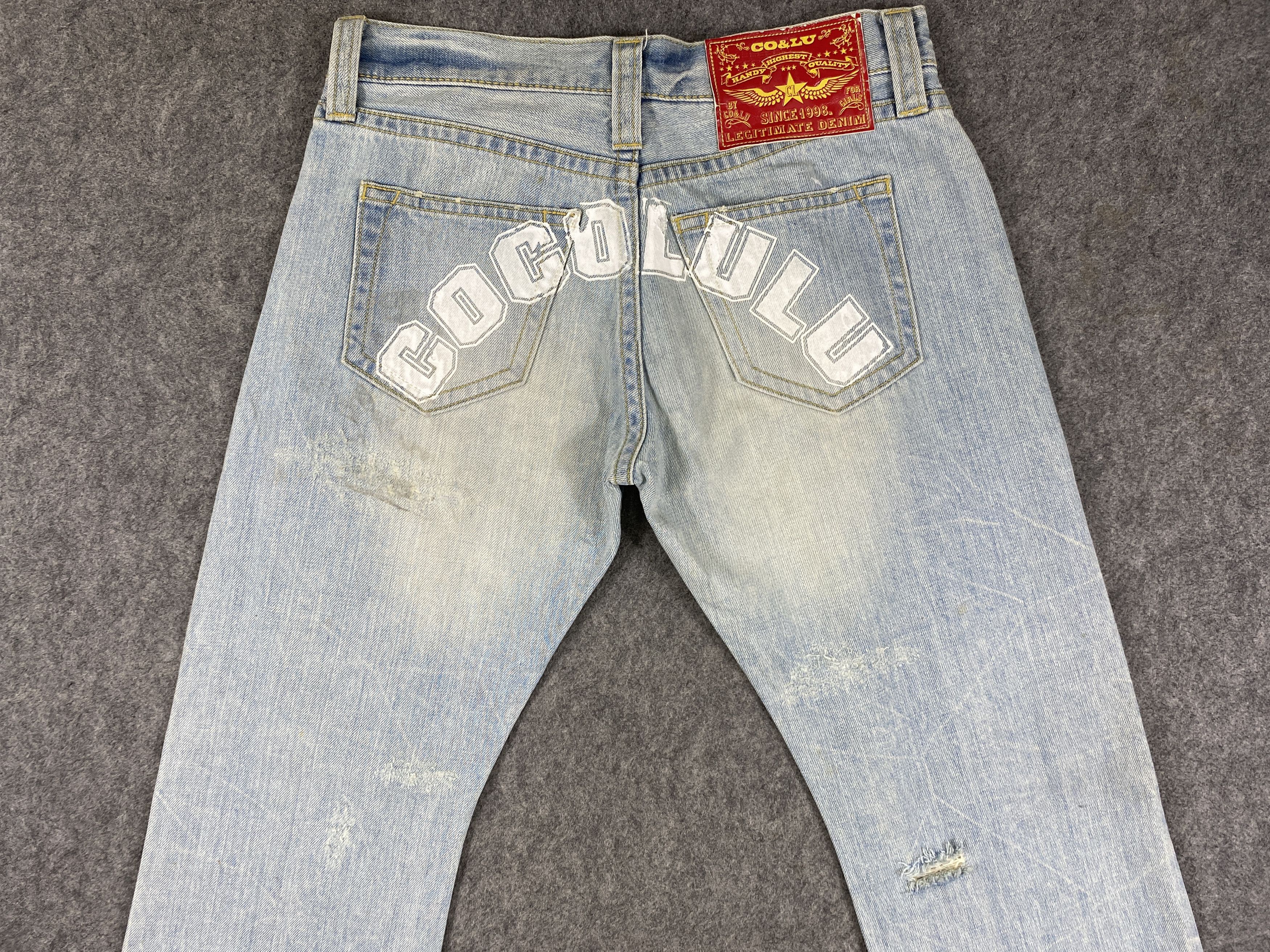 Hysteric Glamour Light Wash CO&LU HYSTERIC STYLE Jeans 32x30.5 Denim Size US 32 / EU 48 - 4 Thumbnail