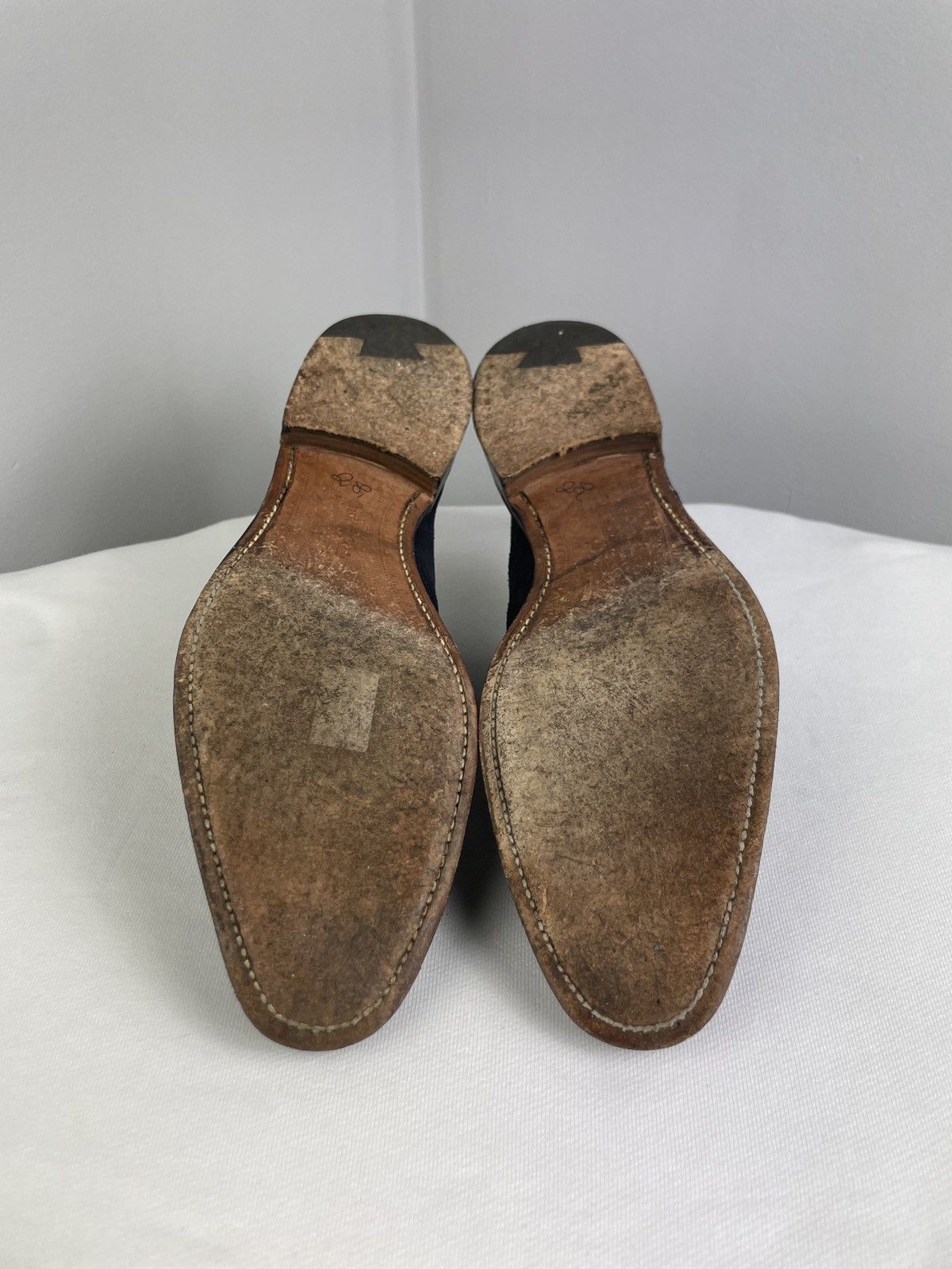 Church's Church’s Berlin Navy Suede Wingtip Brogues UK 8.5 F Size US 9.5 / EU 42-43 - 9 Thumbnail