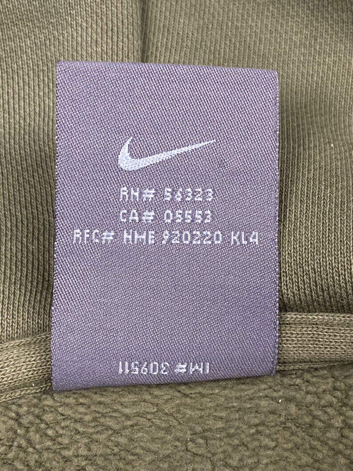 Nike Vintage 00s Nike Swoosh Hoodie y2k drill Size US M / EU 48-50 / 2 - 13 Thumbnail
