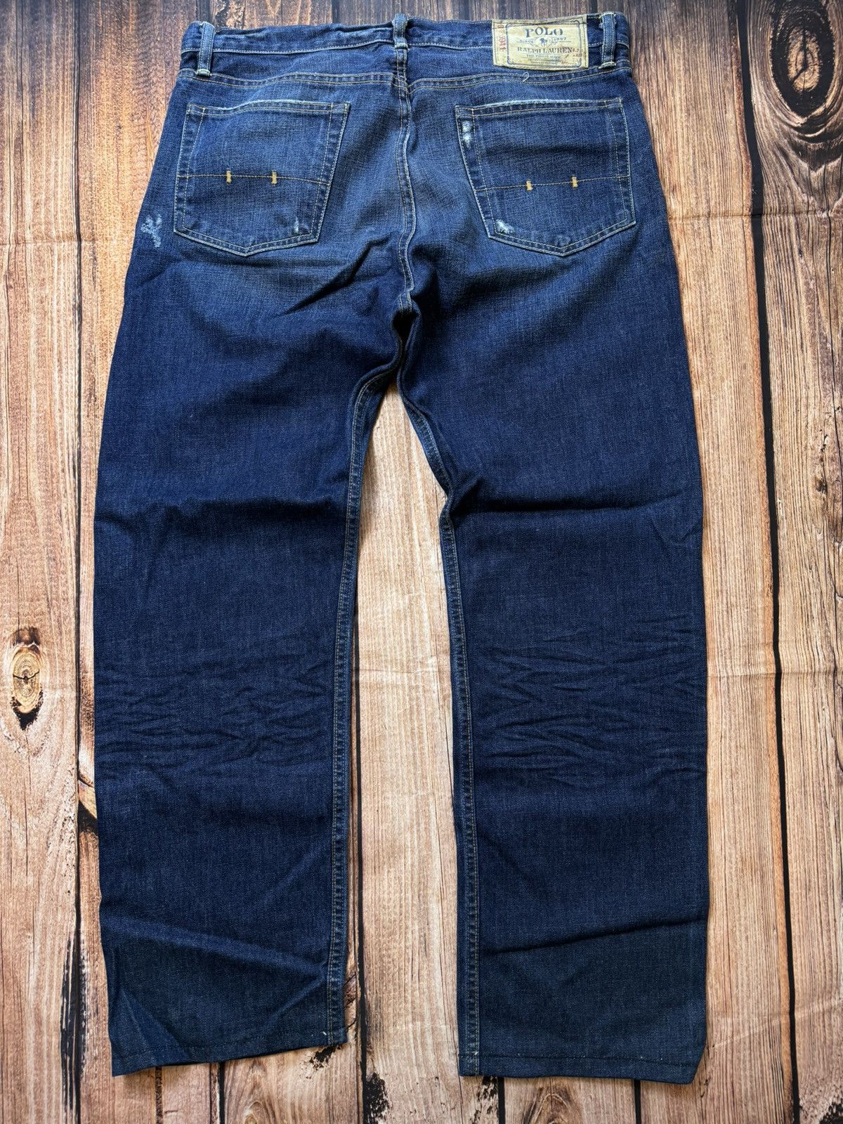Polo Ralph Lauren × Vintage Vintage pants Ralph Lauren baggy fit denim Size US 34 / EU 50 - 2 Thumbnail