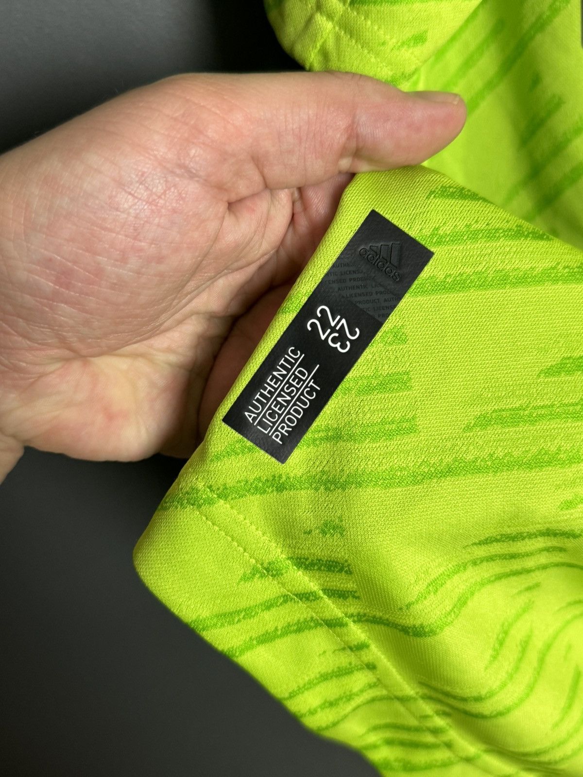 Adidas HEAT.RDY Manchester United 22/23 Third Football Jersey Shirt Size US L / EU 52-54 / 3 - 5 Thumbnail