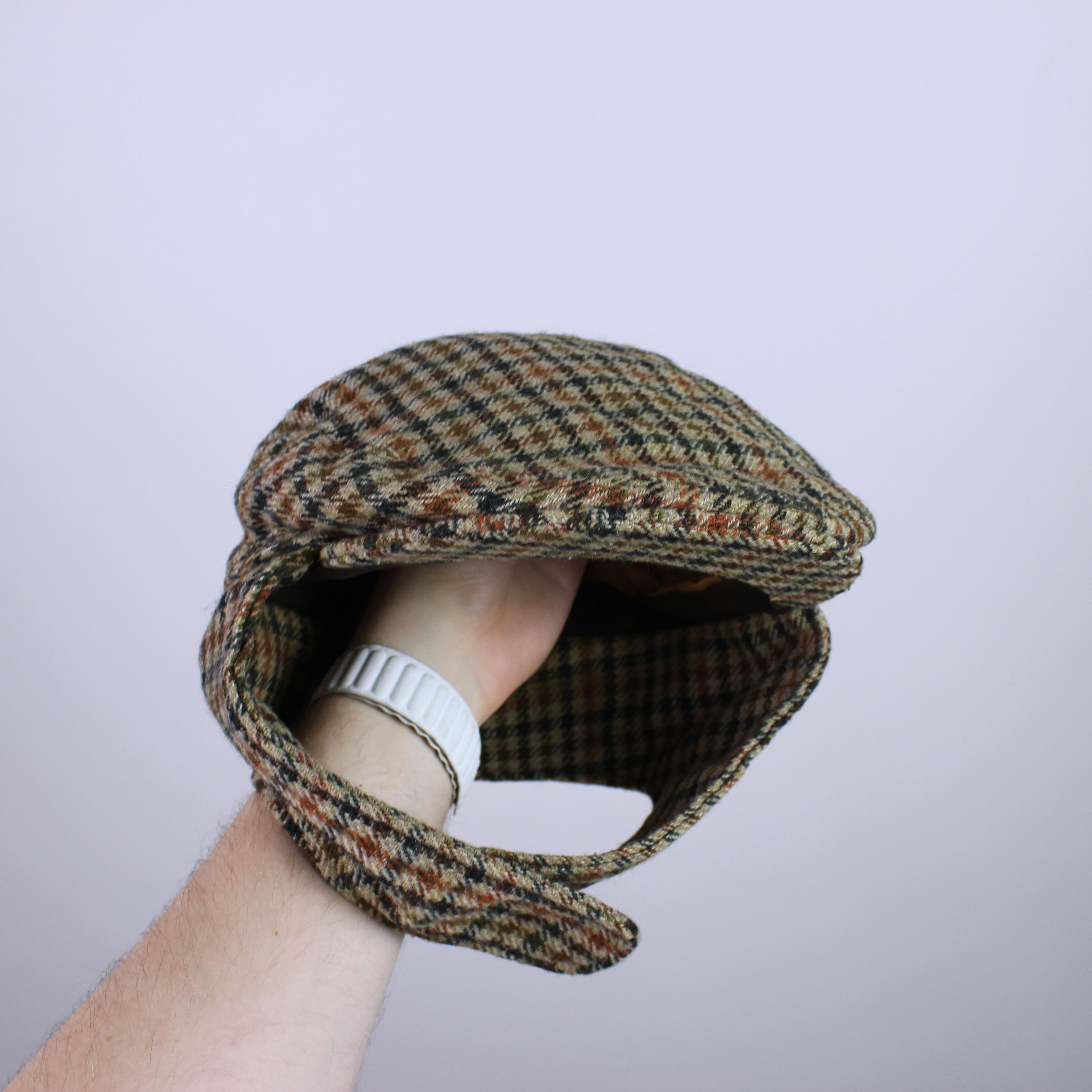 The Flat Head Nelson wool Flat Cap Hat Newsboy England Size ONE SIZE - 2 Thumbnail