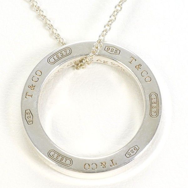 Tiffany & Co. Tiffany 1837 Circle 925 Necklace Precious Metal Necklace DUTY FREE for USA