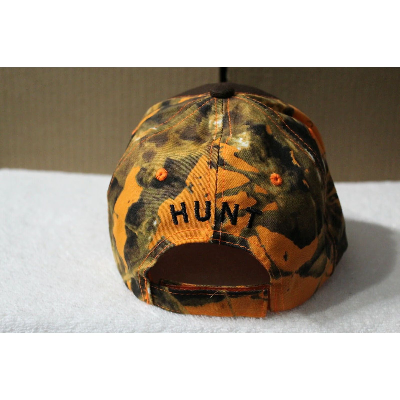 Vintage VINTAGE CALI Baseball Cap Adjustable Beige Hunting Deer Bullet Hole Mens Size ONE SIZE - 3 Thumbnail