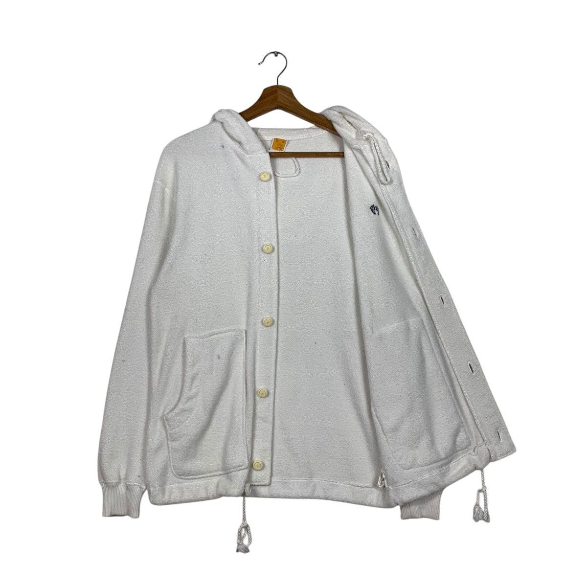 Hang Ten HANGTEN Small Logo White Zipper Hoodies Sweatshirt #2016-C87 Size US L / EU 52-54 / 3 - 11 Thumbnail