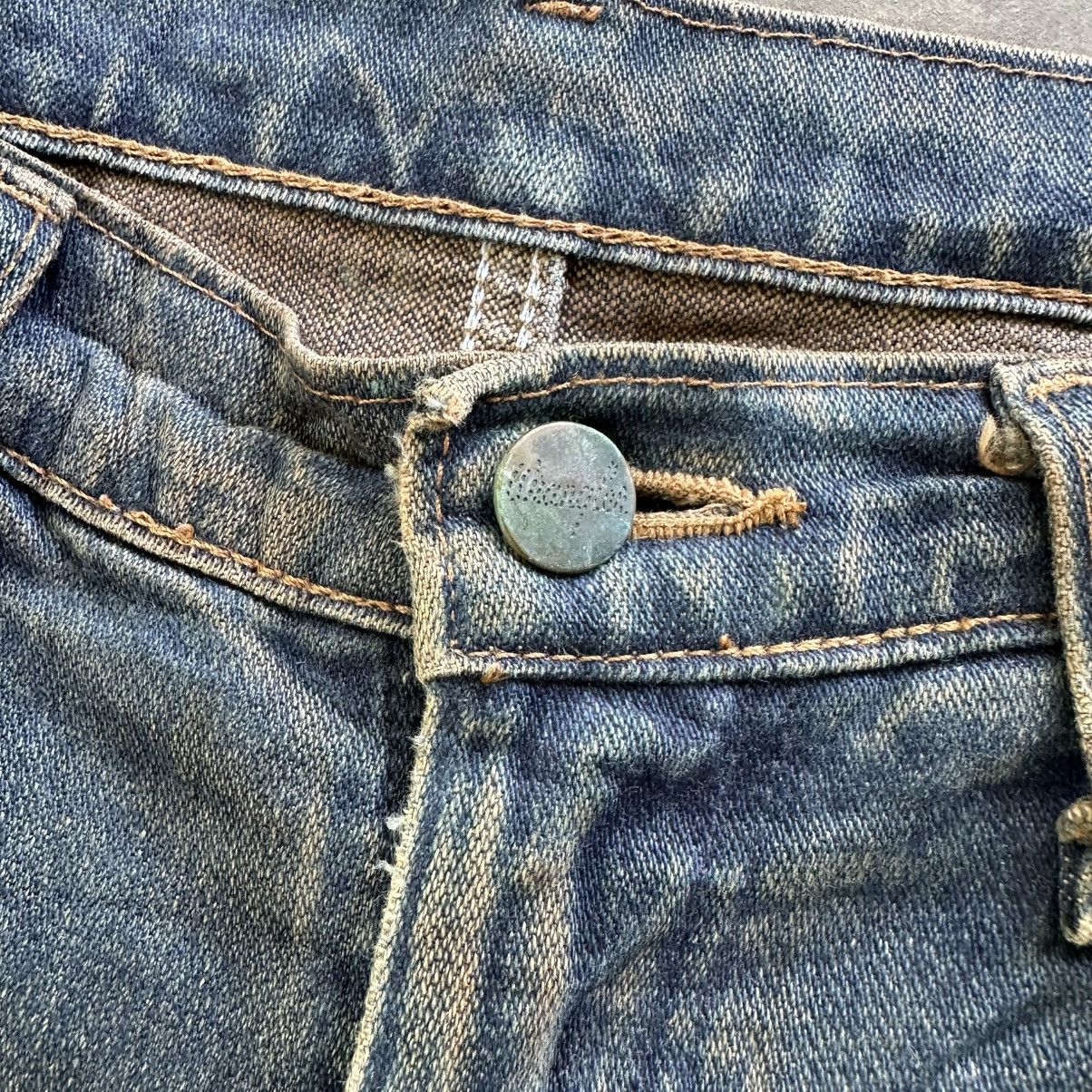 Japanese Brand Vintage Wrangler Rusty USA Distressed Denim Jean Pant W32 Size US 32 / EU 48 - 4 Thumbnail