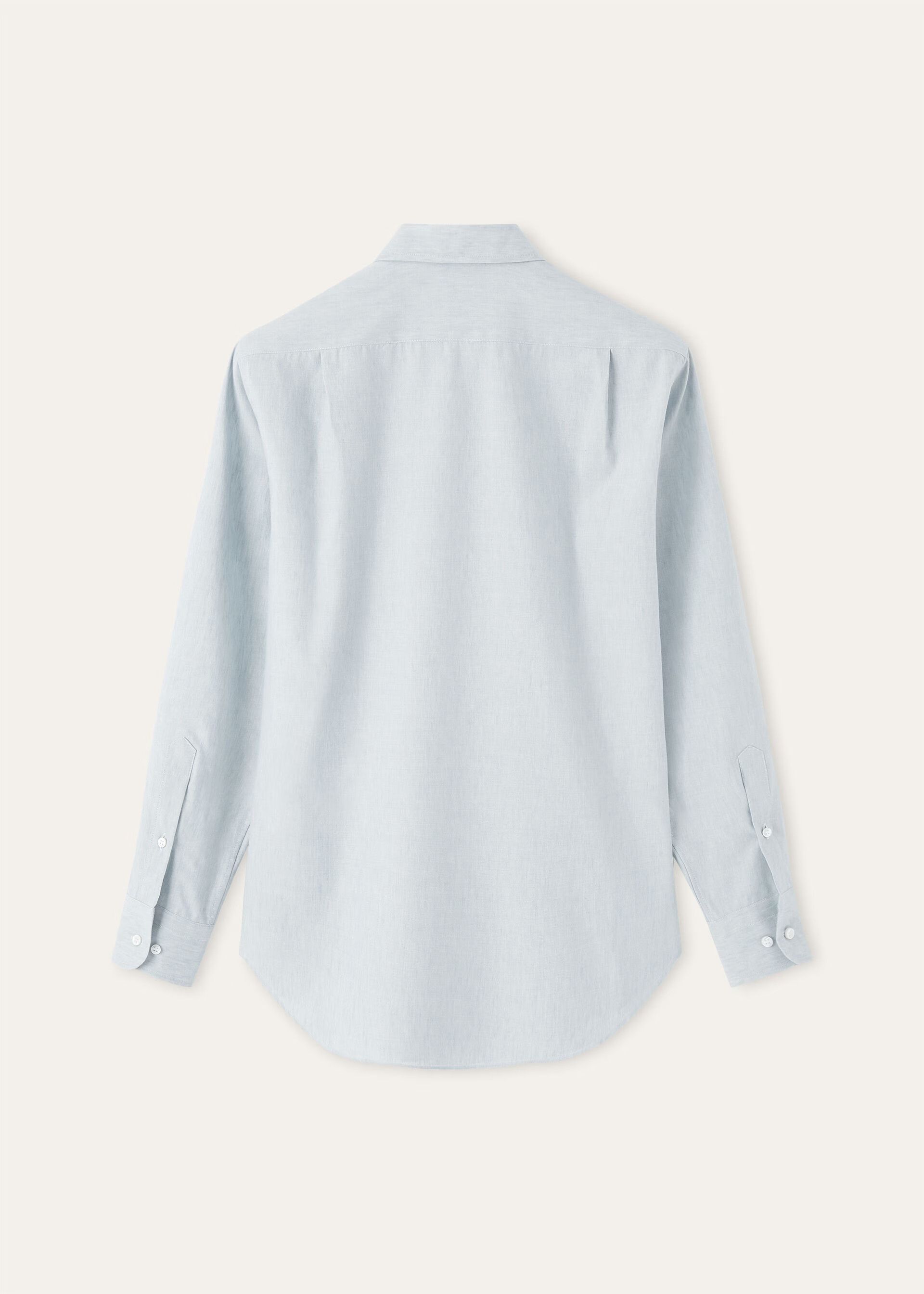 Loro Piana os11x0326 FAQ9777 André Shirt in Salt Bleached Blue Size US L / EU 52-54 / 3 - 6 Thumbnail