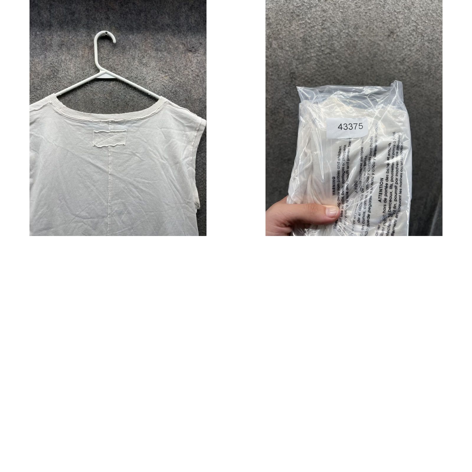 Free People We The Free People Tank Top Womens Medium White Sleeveless Jersey Cropped Top Size M / US 6-8 / IT 42-44 - 9 Thumbnail