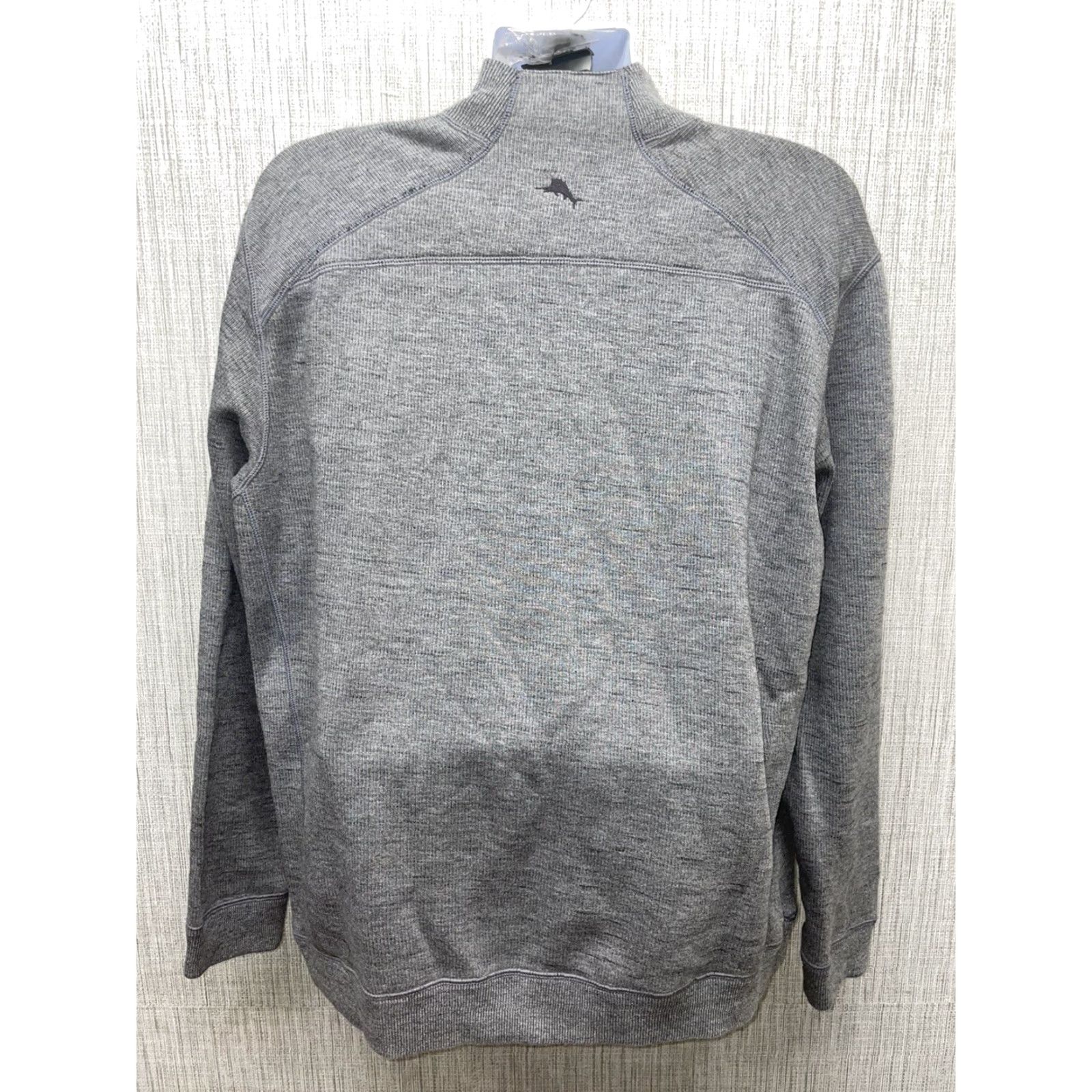 Tommy Bahama Tommy Bahama Reversible Cotton Blend Grey Half Zip Pullover Mens XL Pullover Sweater Gray Reversible Cotton Blend Mens XL Size US XL / EU 56 / 4 - 4 Thumbnail