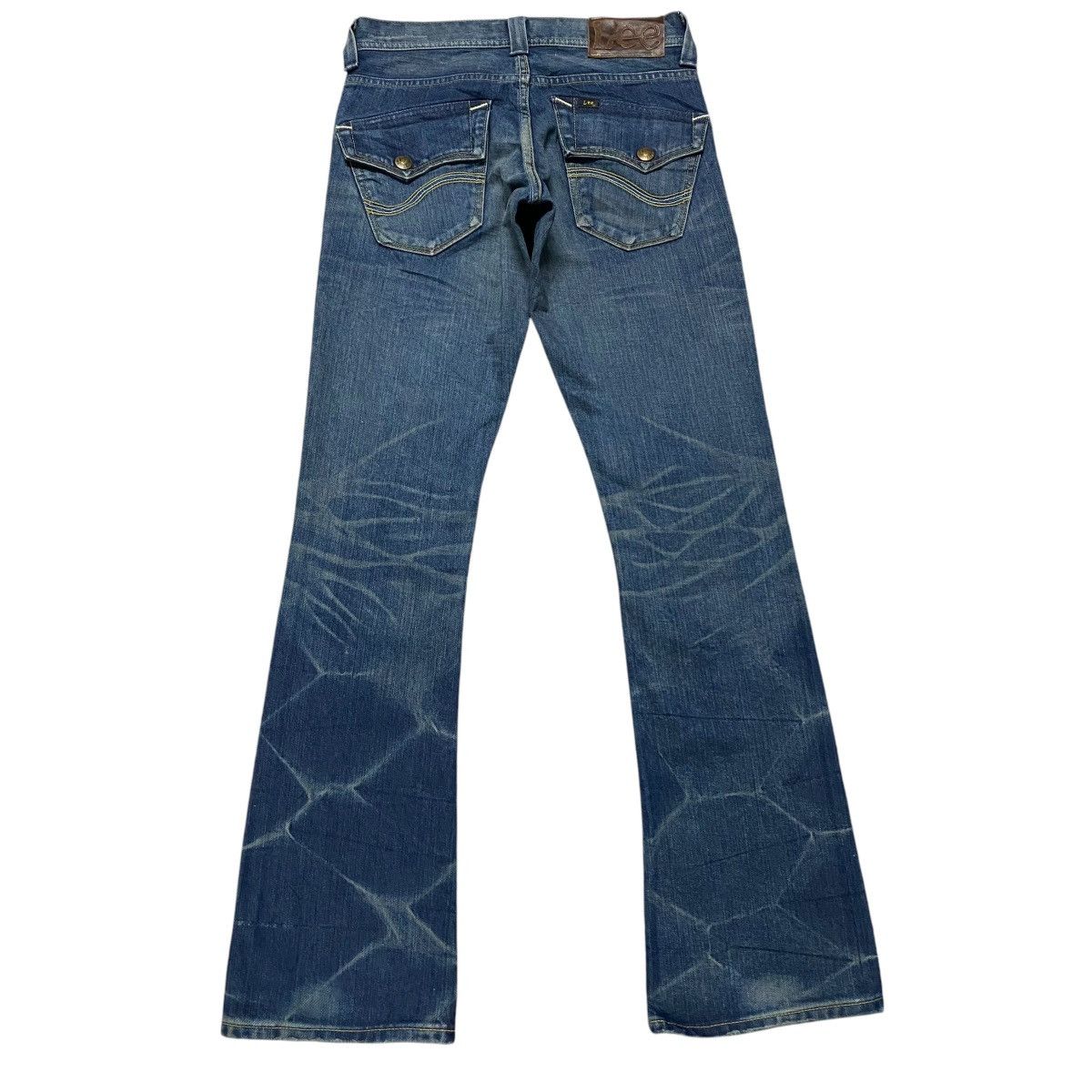 Japanese Brand LEE x MIDAS Machiavel Denim Flare Jeans Size US 30 / EU 46 - 2 Thumbnail