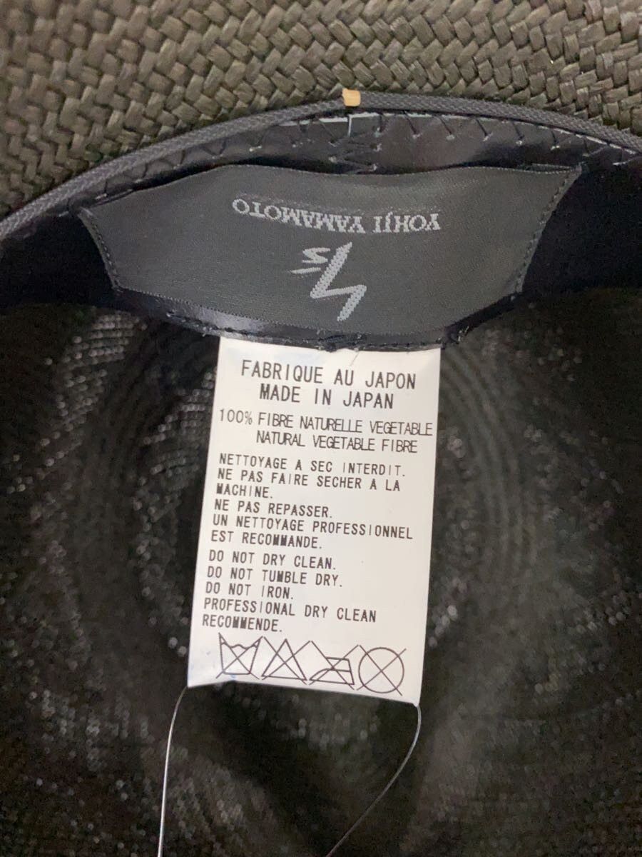 Yohji Yamamoto YOHJI YAMAMOTO Natural Grass/Black/Solid/Hat Size ONE SIZE - 6 Thumbnail