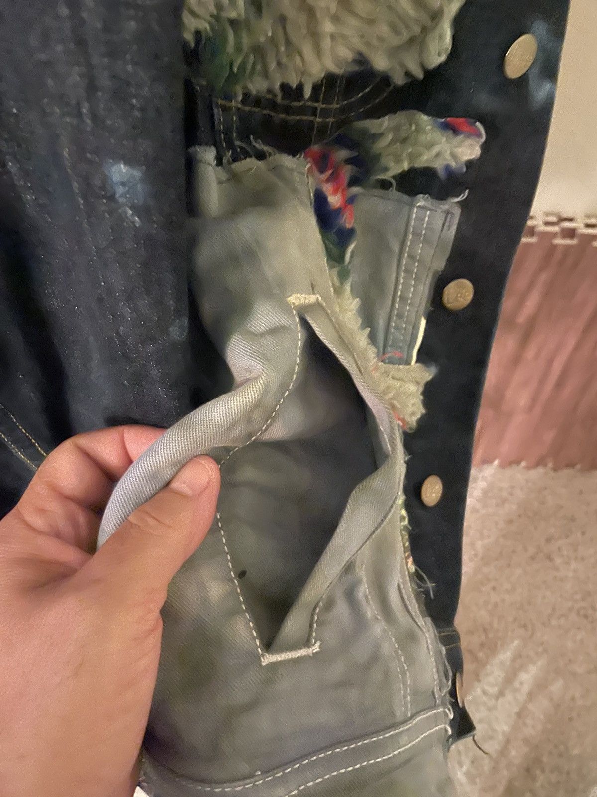 Lee Adamane Customized Lee Denim jacket Size US XL / EU 56 / 4 - 9 Thumbnail