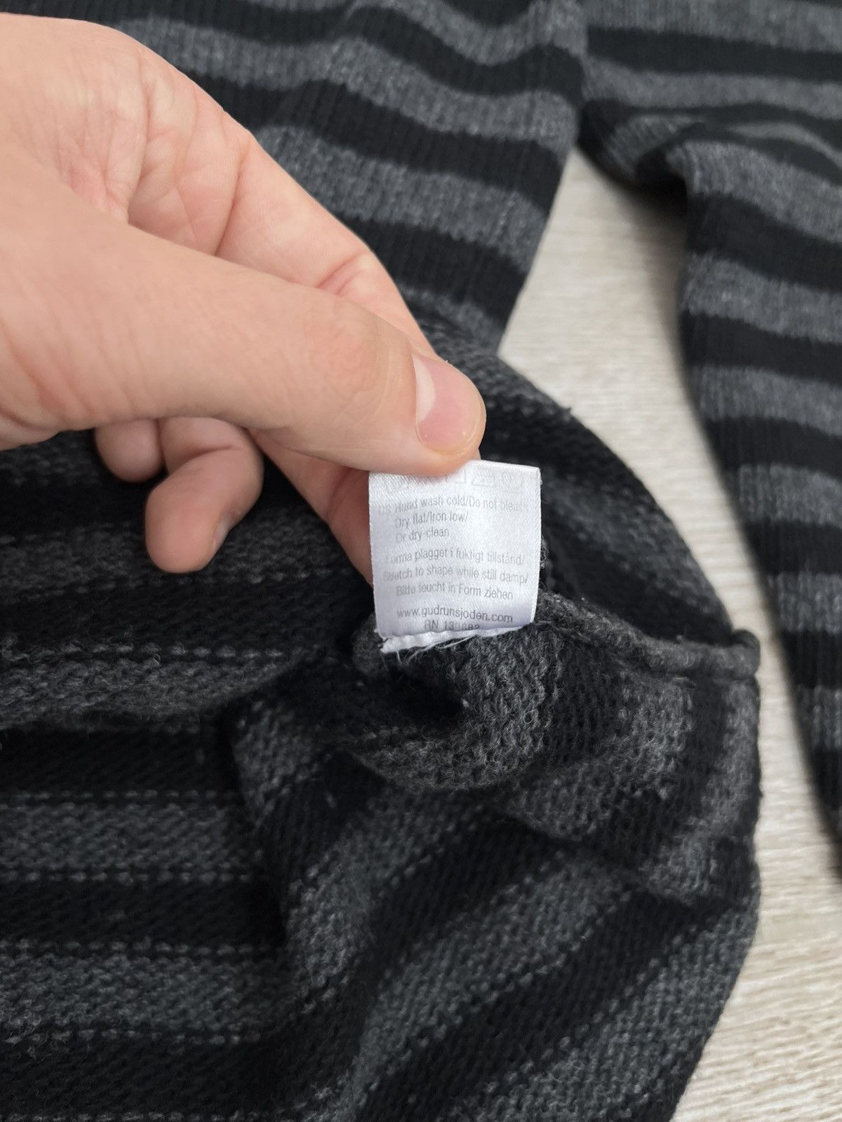 Gudrun Sjoden Gudrun Sjoden Striped Multicolor Wool Oversize Knit Sweater Size S / US 4 / IT 40 - 8 Thumbnail