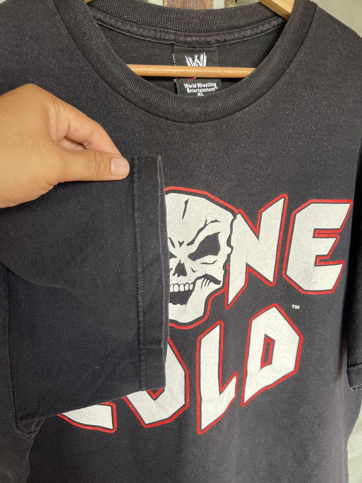 WWE Vintage Stone Cold Bullet Proof Shirt Tee Size US XL / EU 56 / 4 - 4 Thumbnail