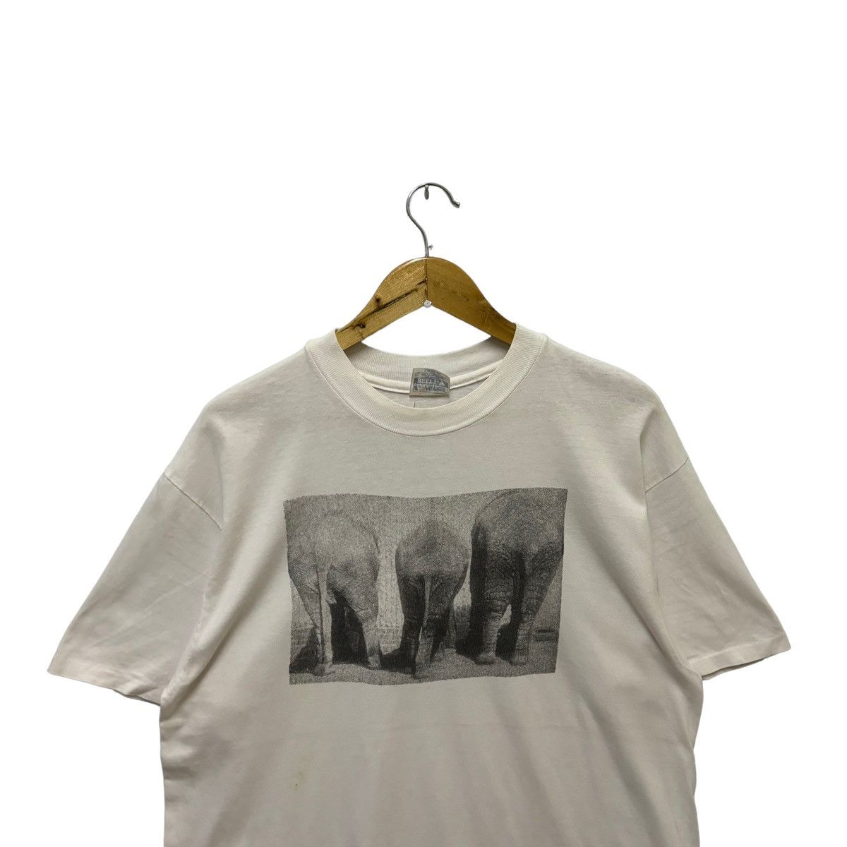 Hanes × Vintage Vintage Animal Photo Print Art Hanes Tshirt Size US L / EU 52-54 / 3 - 2 Thumbnail