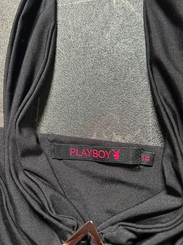 Playboy Playboy Black top vintage retro diva women Size S / US 4 / IT 40 - 4 Thumbnail