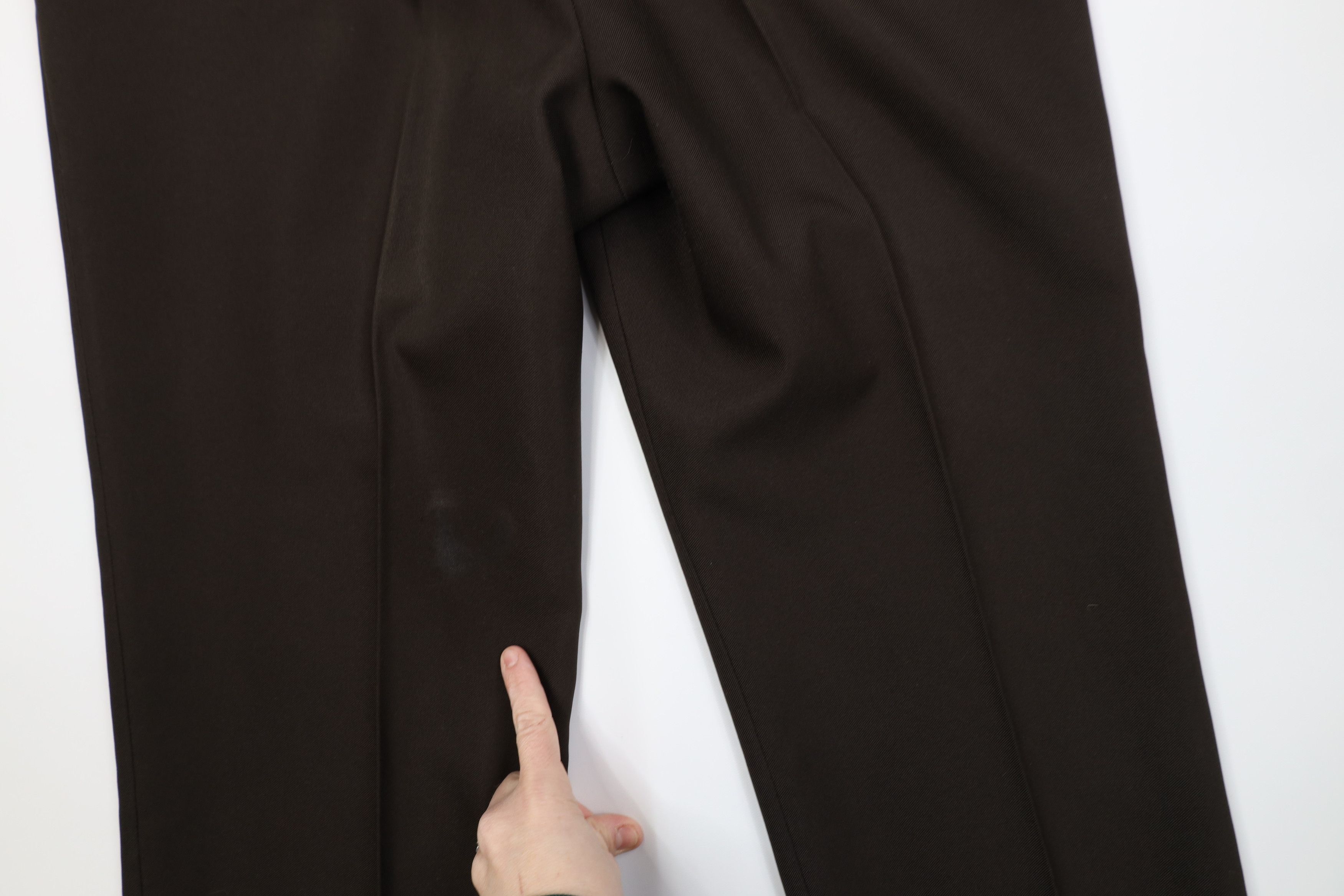 Vintage Vintage 70s Streetwear Wide Leg Chino Pants Brown USA Size US 36 / EU 52 - 15 Thumbnail