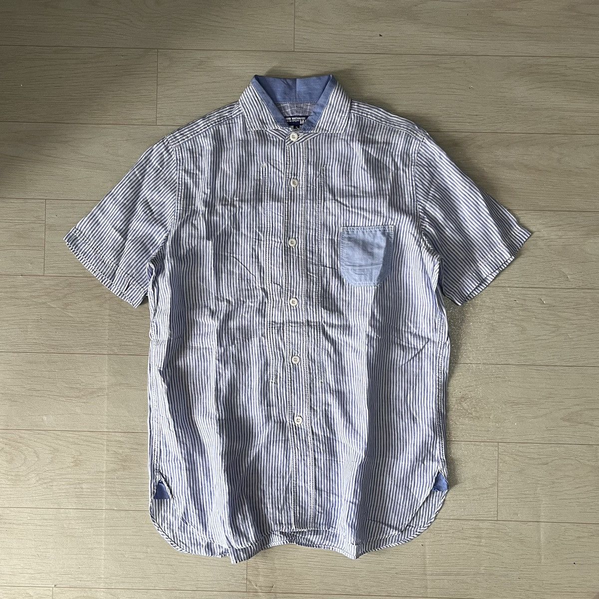 Comme des Garcons 💥Junya Watanabe💥 Comme des Garcons Man stripe shirt Size US S / EU 44-46 / 1 - 1 Thumbnail