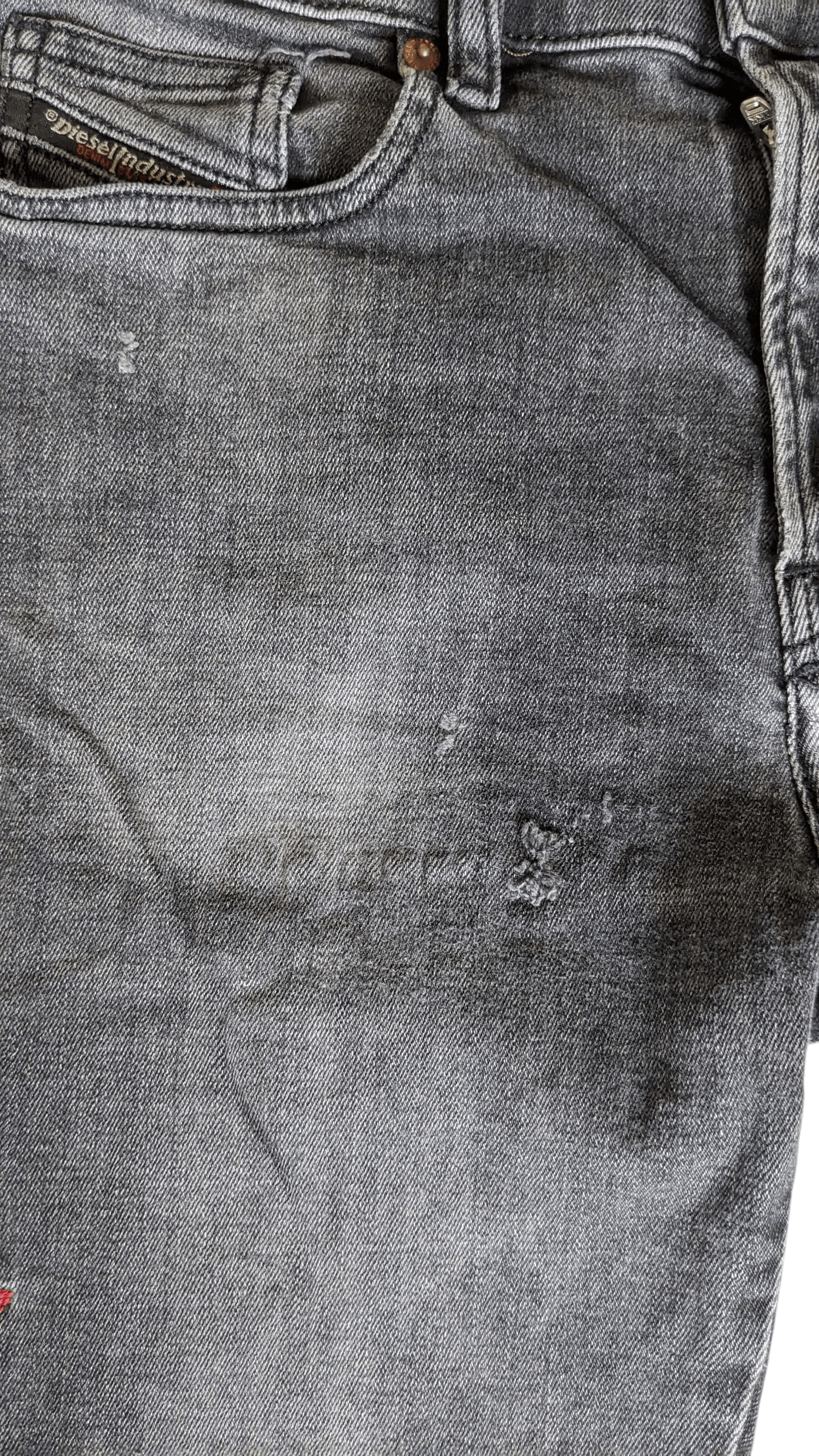 Diesel Diesel D-Amny X Skinny Jeans – W29 L30 – Black Washed Denim Size 30" / US 8 / IT 44 - 3 Thumbnail