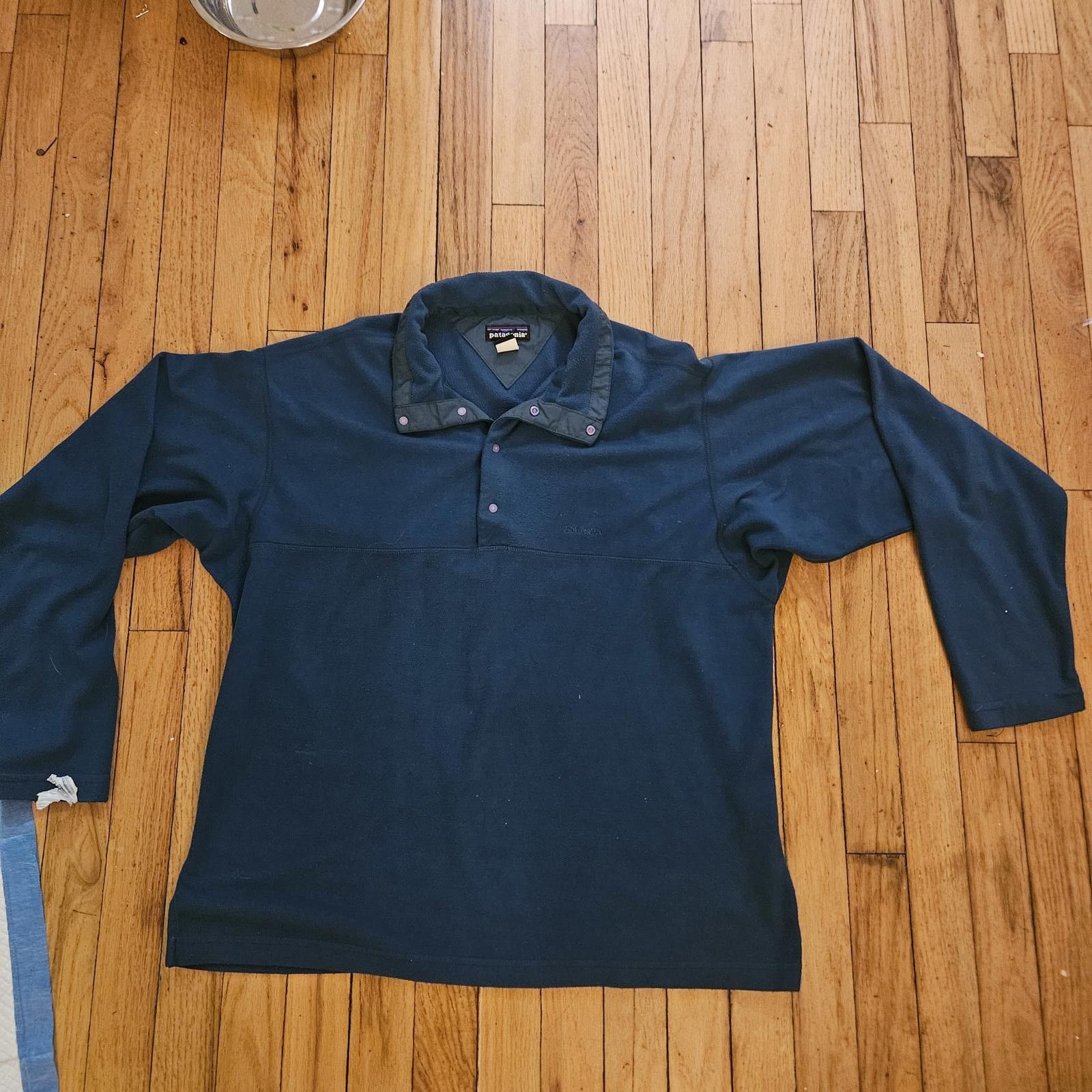 Patagonia Patagonia Men's Fleece Pullover - Navy Blue, Size M Size US M / EU 48-50 / 2 - 1 Thumbnail