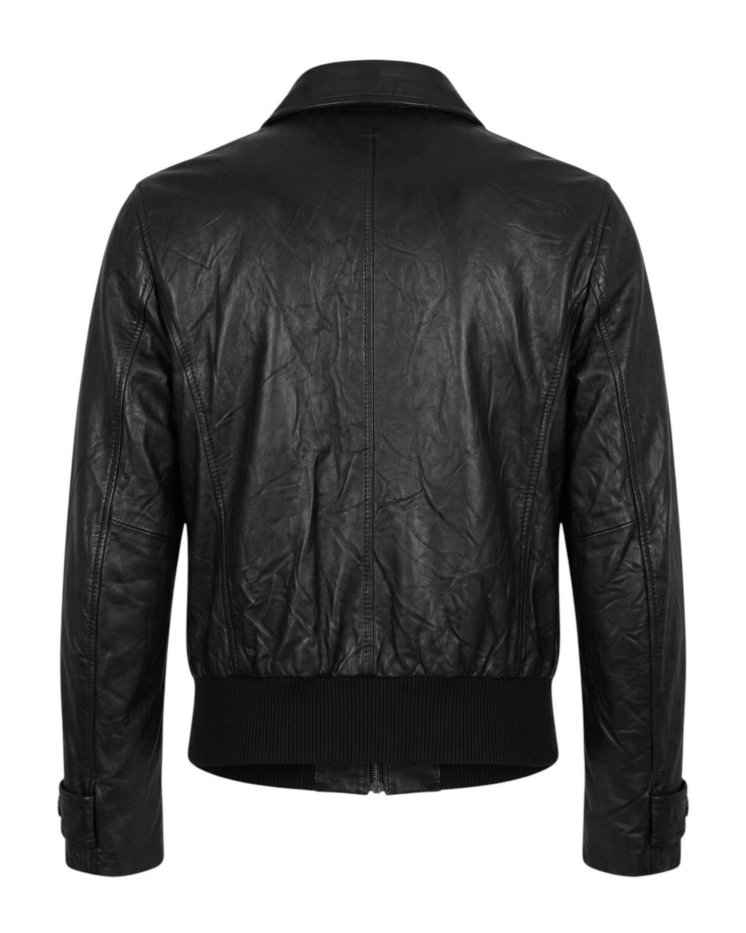 Dolce & Gabbana VINTAGE LAMBSKIN LEATHER BOMBER JACKET Size US M / EU 48-50 / 2 - 2 Thumbnail
