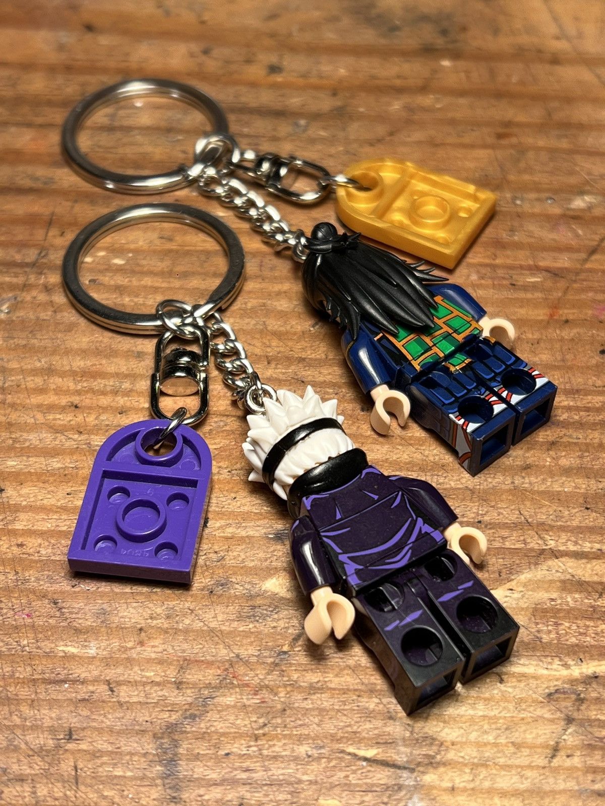 Anime Suguru Gojo Jujutsu Kaisen anime minifigure keychain keyring Size ONE SIZE - 3 Thumbnail