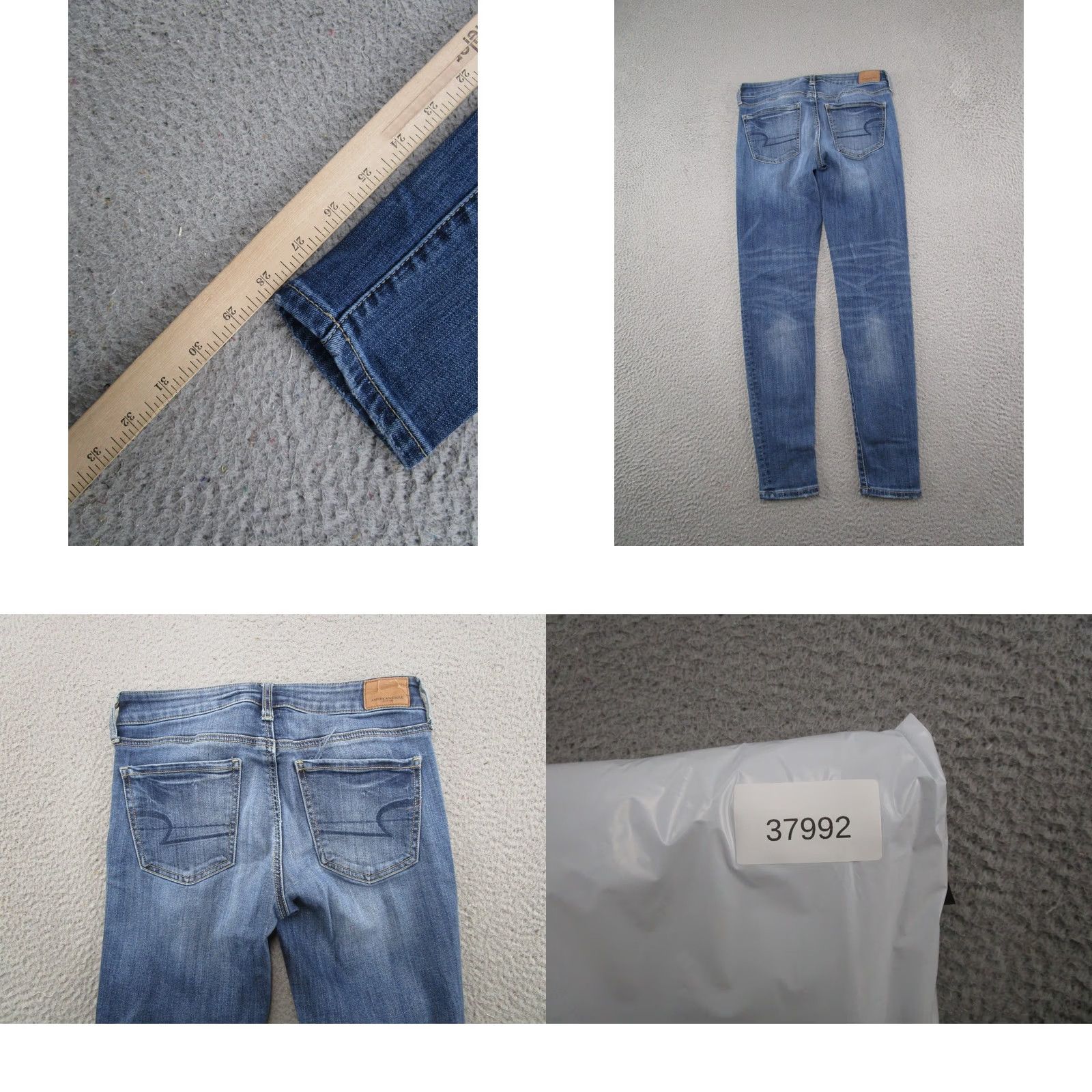 American Eagle Outfitters American Eagle Outfitters Jeans Womens SZ 4 Medium Wash Skinny Jeggings Stretch Denim 5-Pocket Blue Size 27" / US 4 / IT 40 - 9 Thumbnail