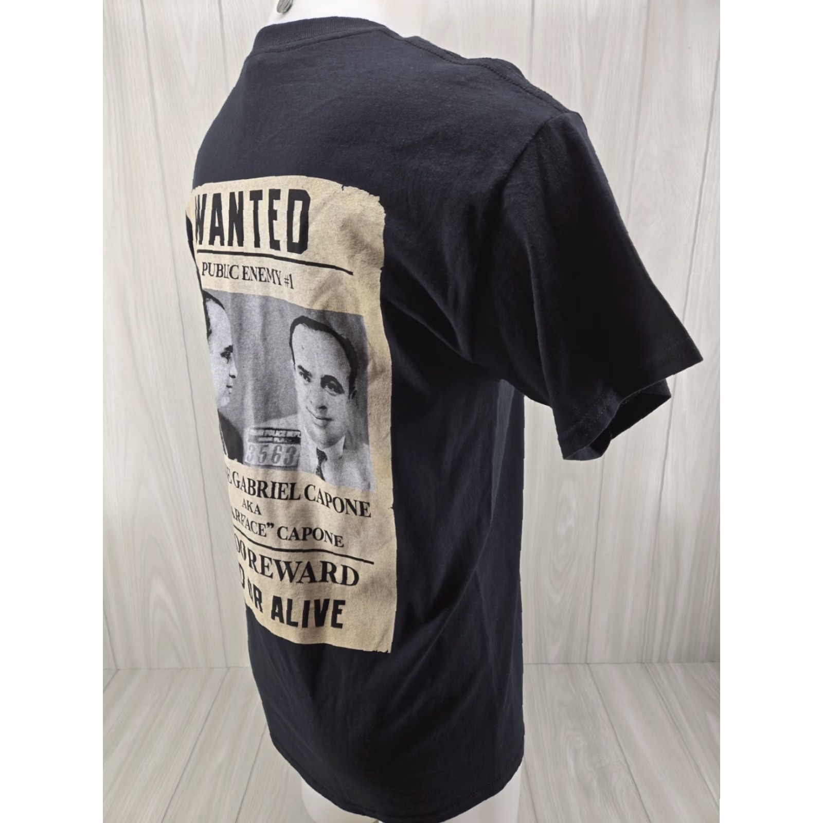 Gildan American Prohibition Museum Savannah, GA Shirt Medium Al Capone Wanted T-Shirt Men Black XS? Not applicable Size US M / EU 48-50 / 2 - 6 Thumbnail