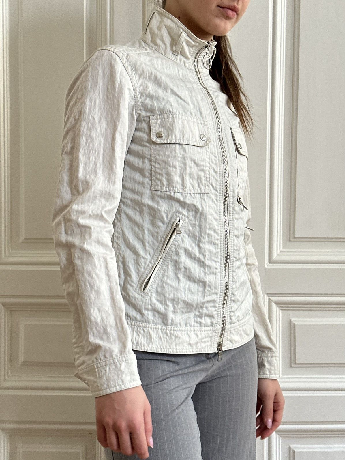 Prada Prada Sport Vintage Rare 90s Women’s Luxury Cropped Jacket Size M / US 6-8 / IT 42-44 - 11 Thumbnail