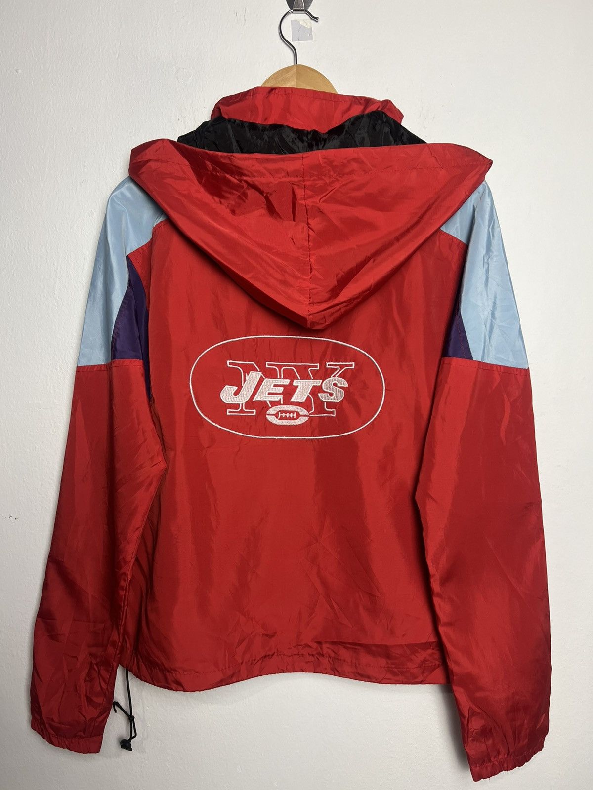 If Six Was Nine Yikewei 90s Starter Jets Pullover Anorak Nylon Jacket Size US L / EU 52-54 / 3 - 2 Thumbnail