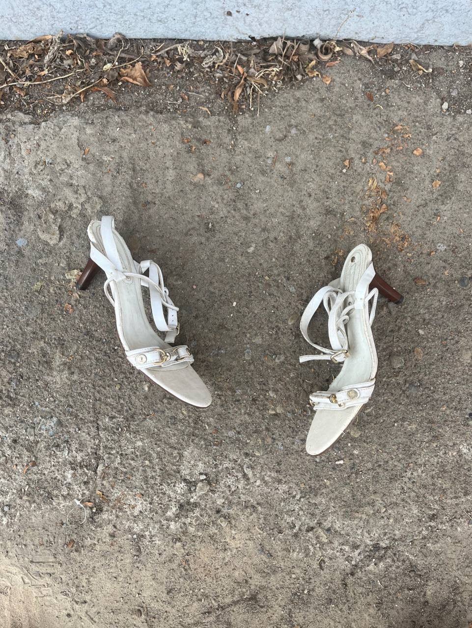 Celine Vintage Celine Leather Faded Sandals Heels Size US 9 / IT 39 - 3 Thumbnail