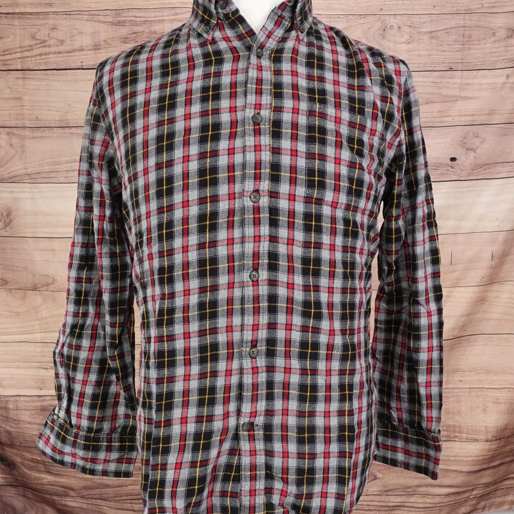 Vintage Vintage St. John's Bay Plaid Flannel Shirt Mens Medium Long Sleeve Casual Fall Winter Size US M / EU 48-50 / 2 - 3 Thumbnail