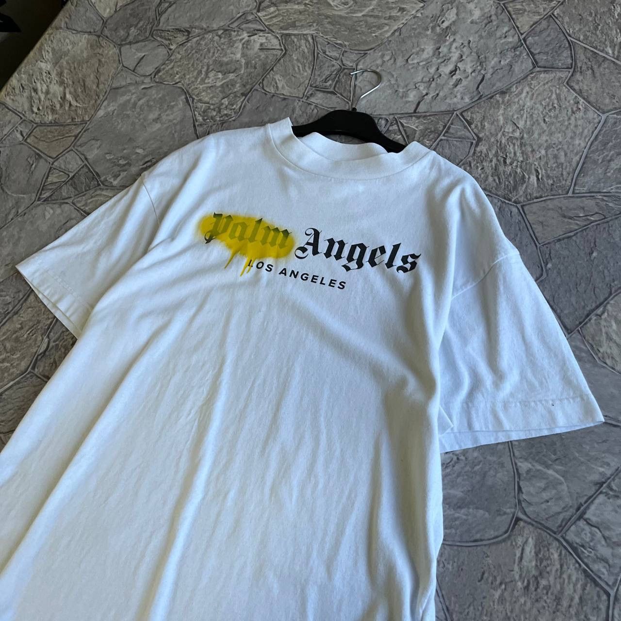 Palm Angels Palm Angels t-shirt tee big logo white Size US L / EU 52-54 / 3 - 2 Thumbnail