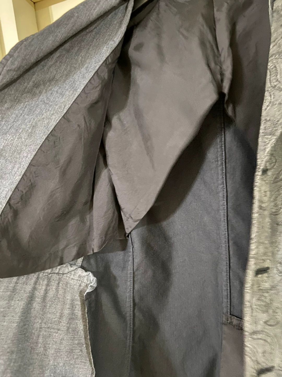 Comme des Garcons Comme des Garçons Black Color Blocked Suit Jacket Size US M / EU 48-50 / 2 - 6 Thumbnail
