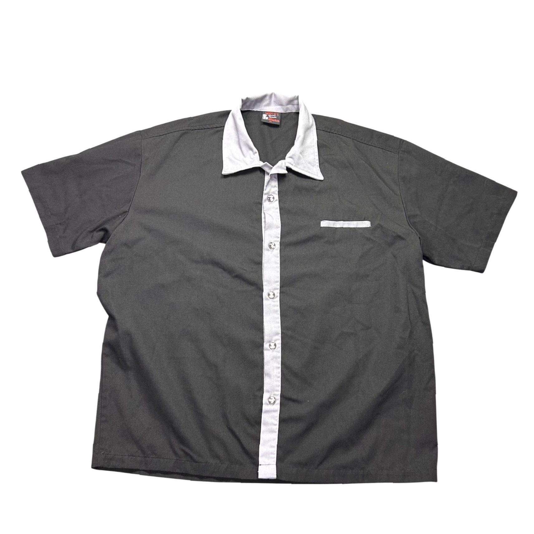 Vintage VINTAGE Daddy-O's Classic Threads Mens XL Bowling Shirt Black Gray USA Made Size US XL / EU 56 / 4 - 3 Thumbnail