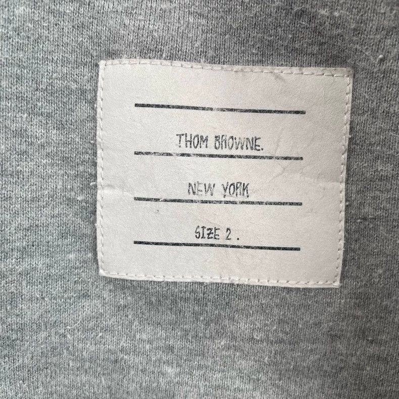Thom Browne size2 Classic four stripe zip hoodie