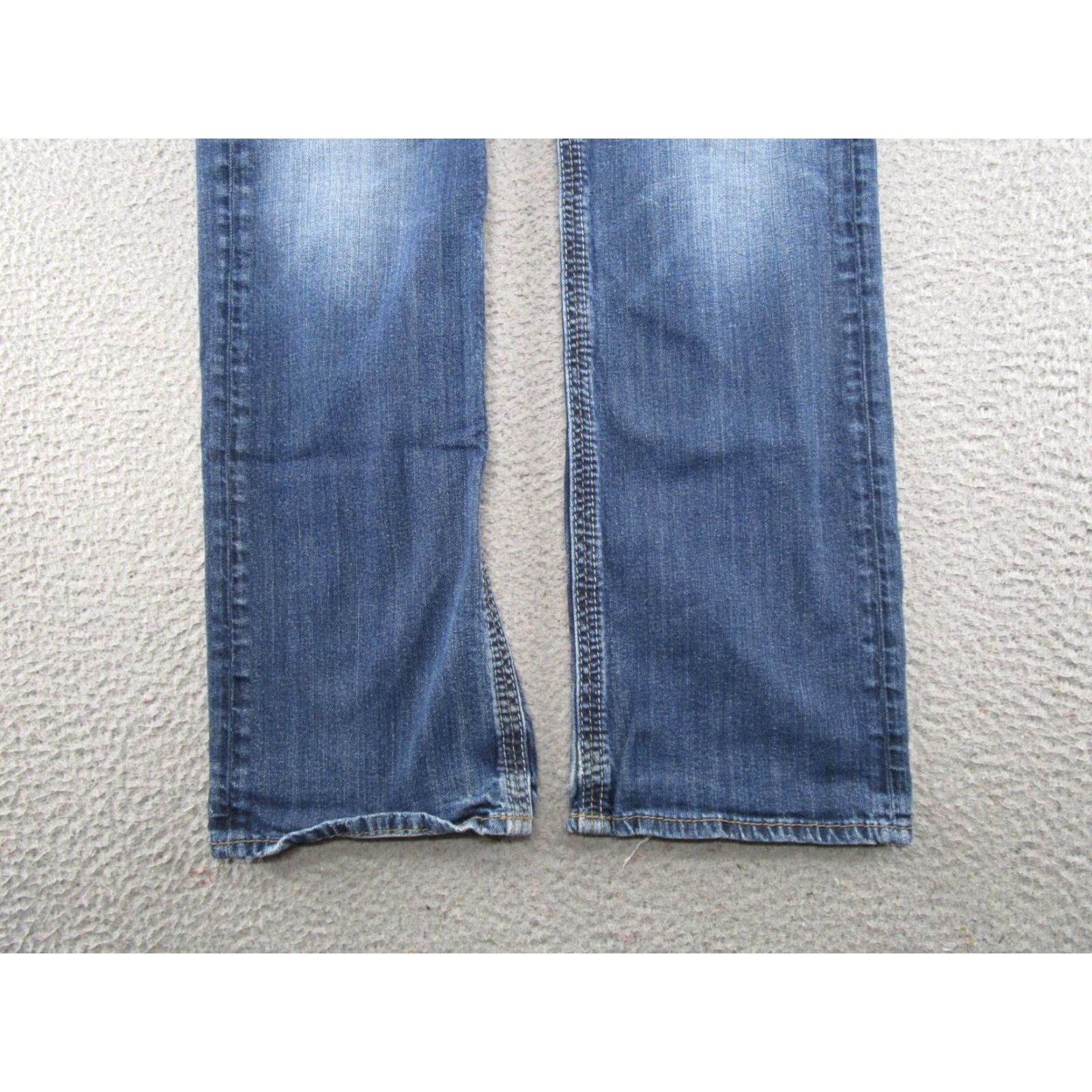 Silver Jeans Co. VINTAGE Silver Jeans Gordie Straight Leg Jeans 5-Pocket Mens 31x32 Blue Denim Read Missing Pockets Size US 31 - 2 Thumbnail