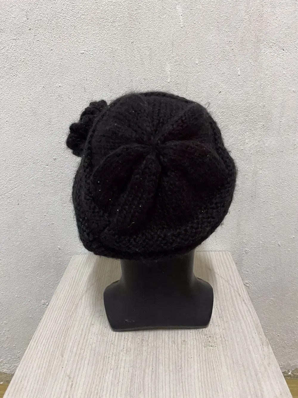 Vintage Japanese Brand Crochet Beanie Hat Size ONE SIZE - 4 Thumbnail