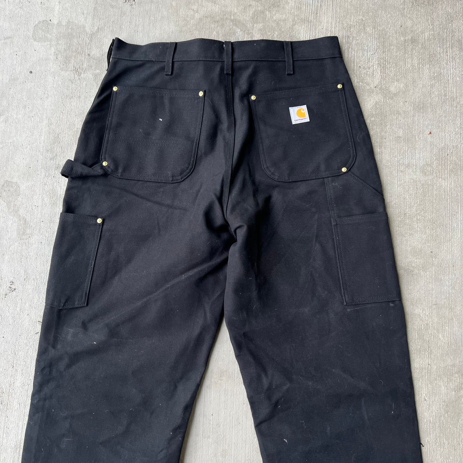 Carhartt × Vintage Carhartt black double knee work wear carpenter pants Size US 34 / EU 50 - 6 Thumbnail
